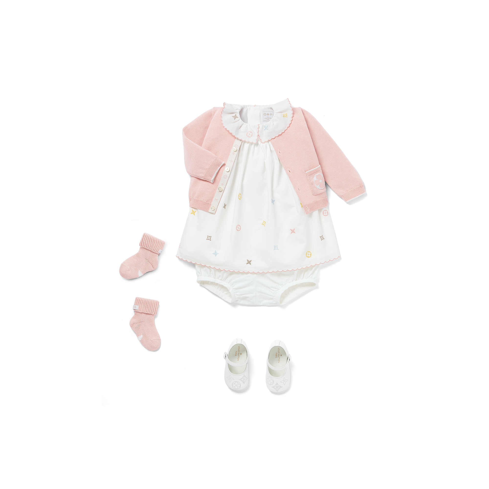 Abitino con motivo Meli-Melo ricamato S00 Regali Regali per Bambini } | LOUIS VUITTON (Zoom prodotto)