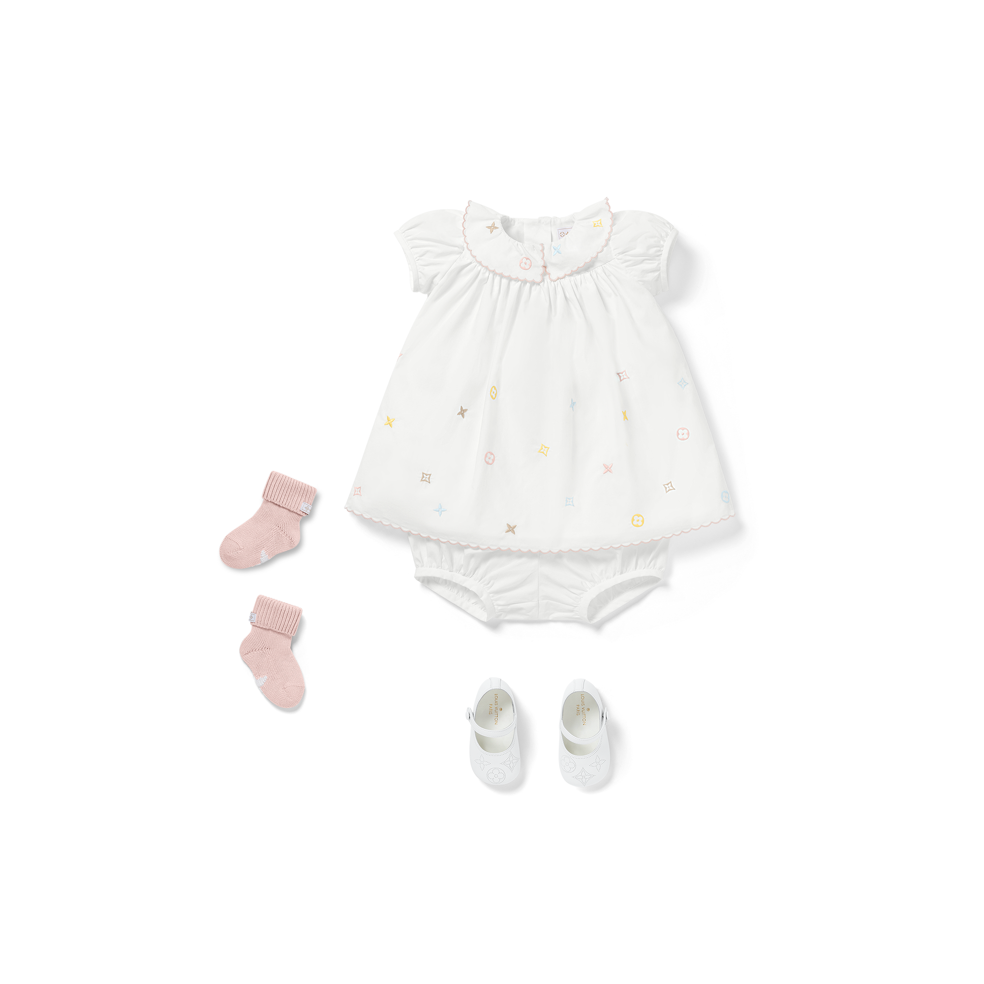 Abitino con motivo Meli-Melo ricamato S00 Regali Regali per Bambini } | LOUIS VUITTON (Zoom prodotto)
