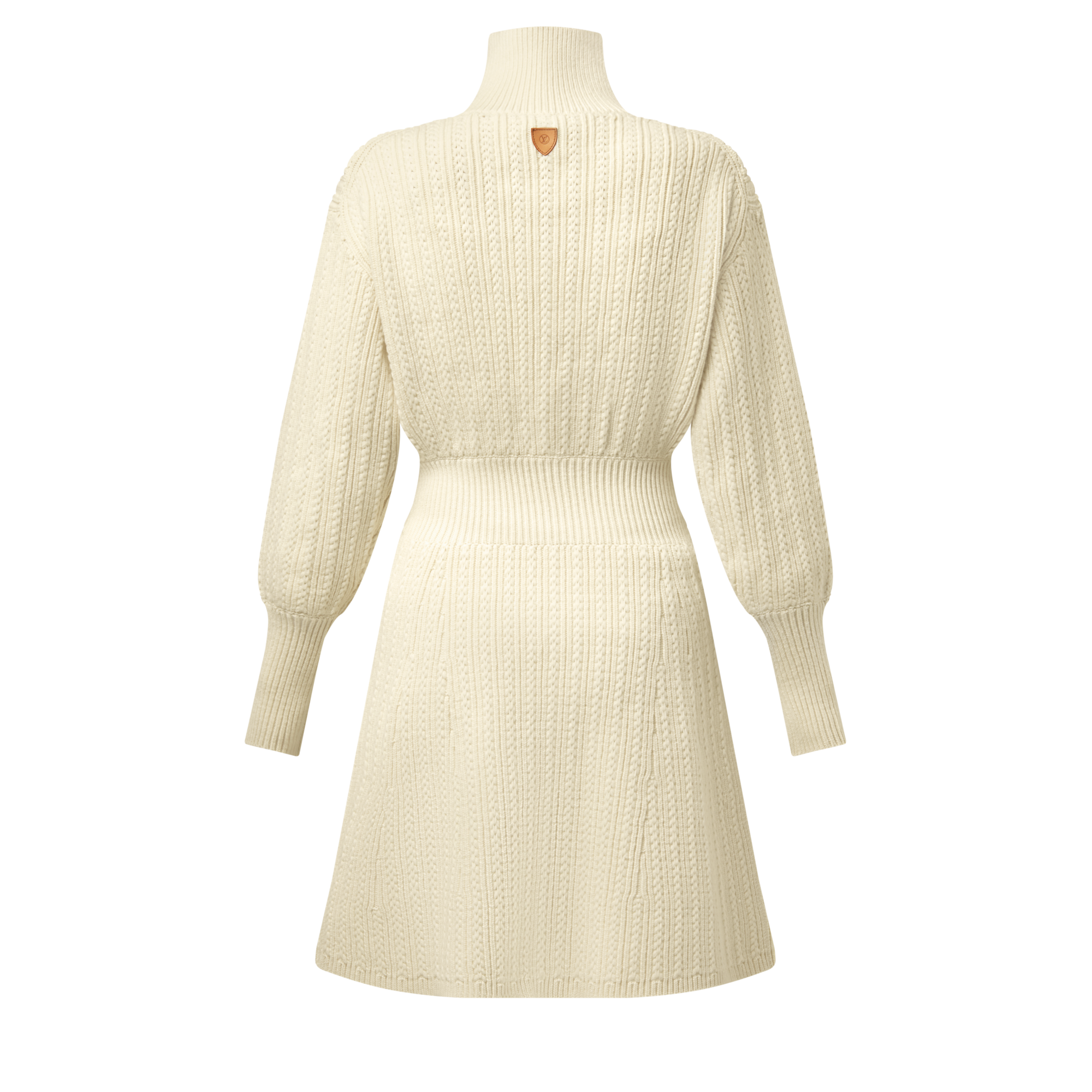 Abito a maniche lunghe in maglia a coste  Donna Abbigliamento Abiti | LOUIS VUITTON (Zoom prodotto)