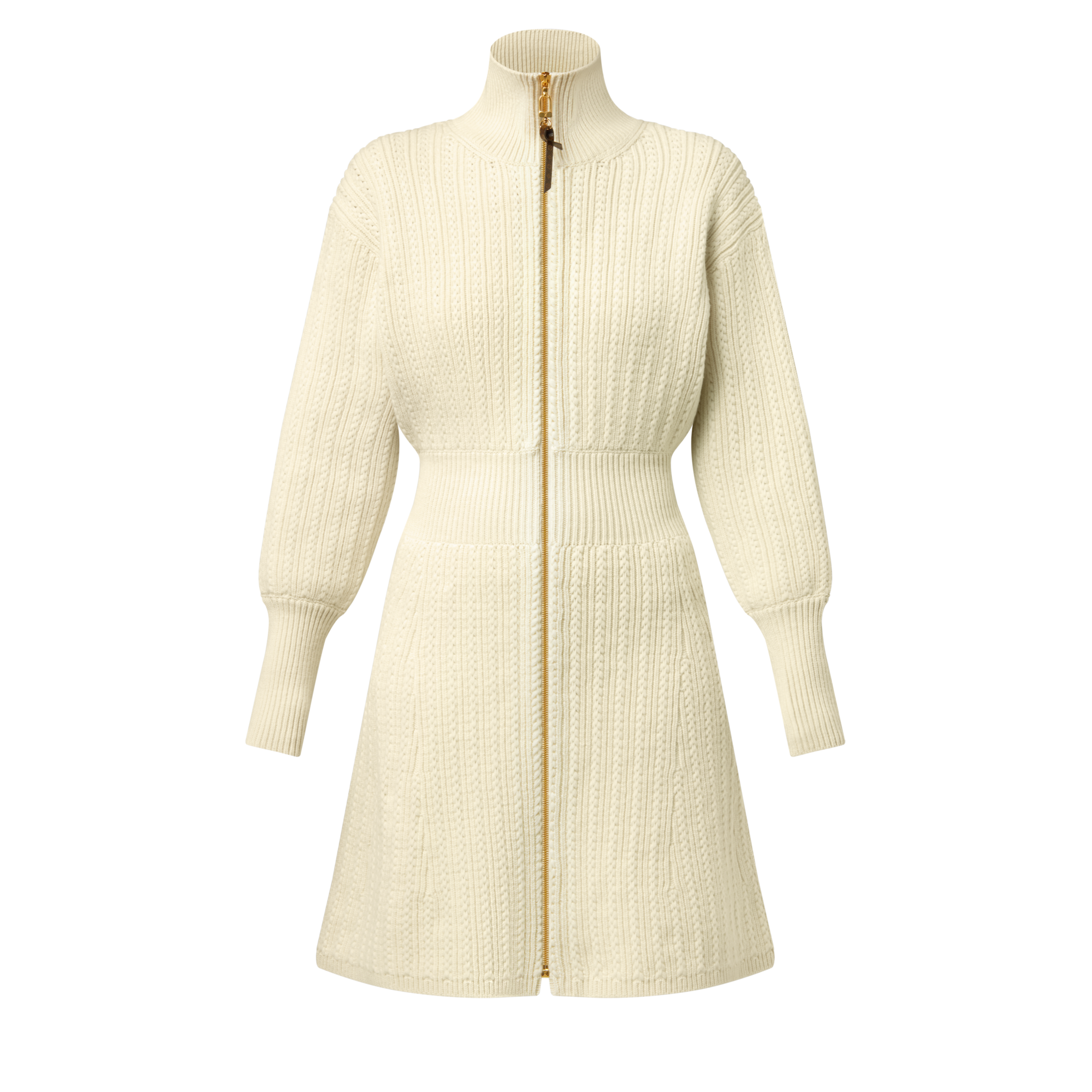 Abito a maniche lunghe in maglia a coste  Donna Abbigliamento Abiti | LOUIS VUITTON (Zoom prodotto)