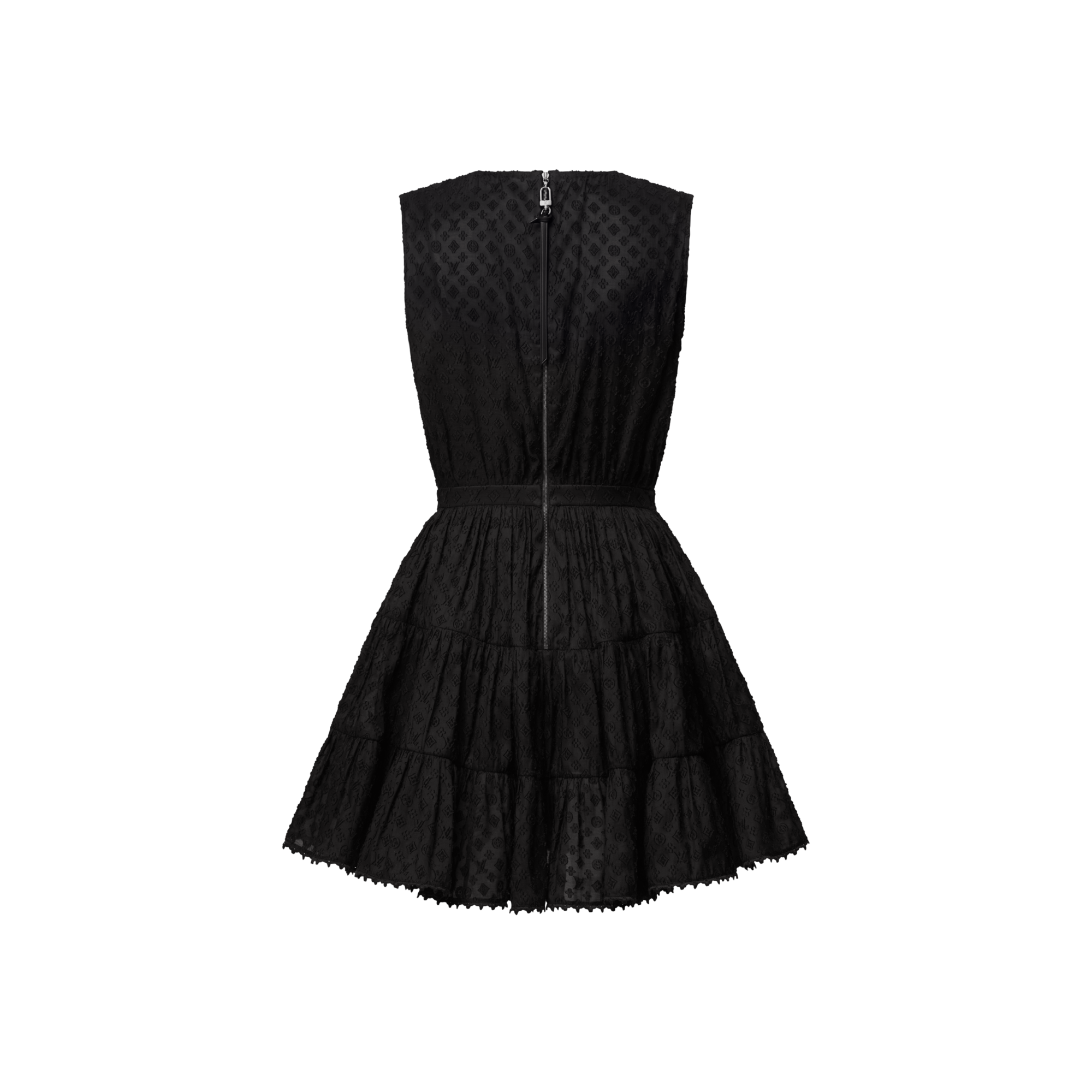 Abito a strati con motivo Monogram in fil coupé  Donna Abbigliamento Abiti | LOUIS VUITTON (Zoom prodotto)