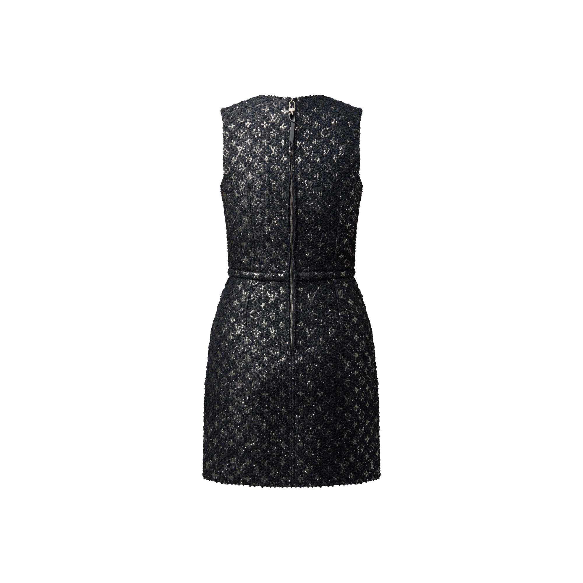 Abito aderente in tweed con motivo Monogram  Donna Abbigliamento Abiti | LOUIS VUITTON (Zoom prodotto)