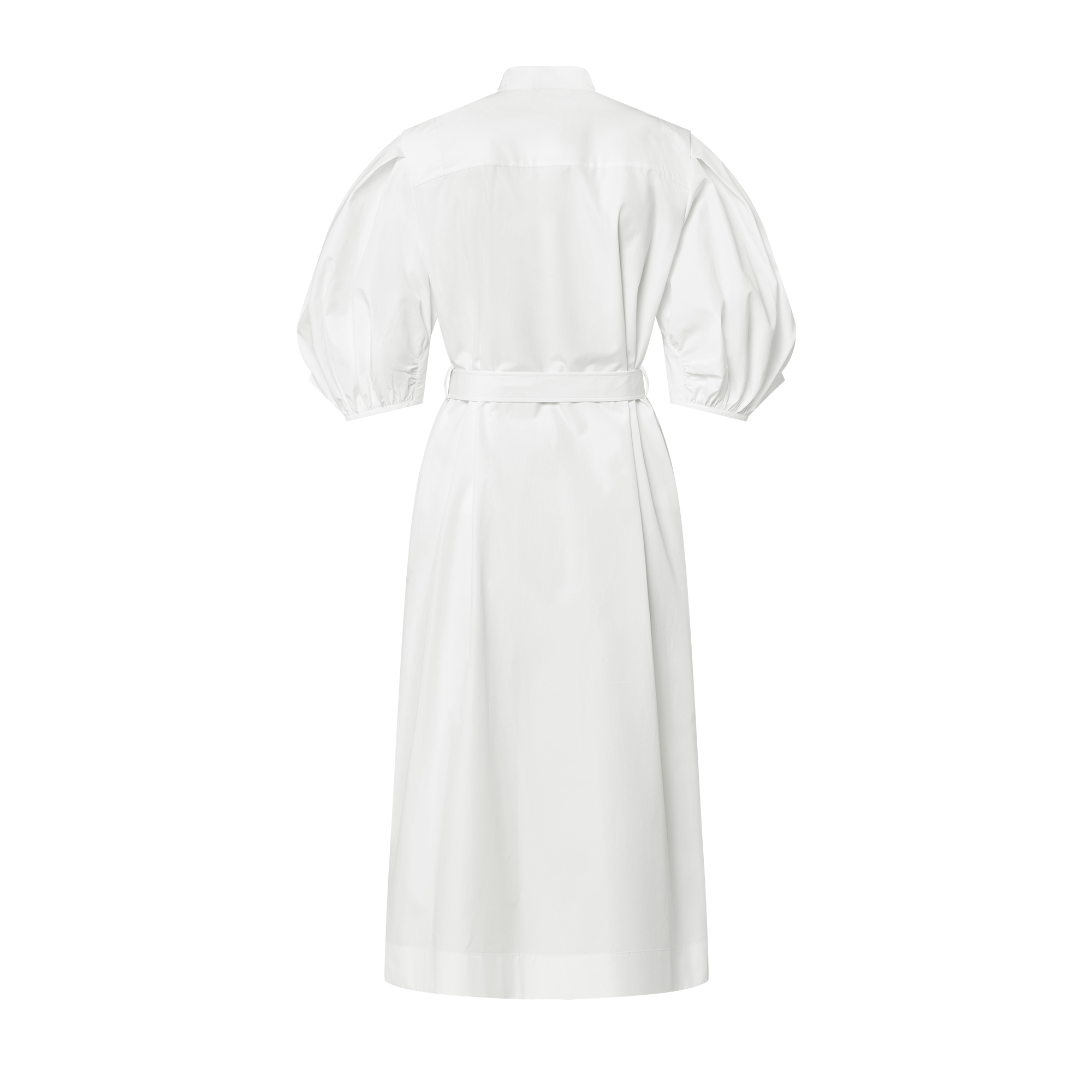 Abito-camicia con maniche a sbuffo  Donna Abbigliamento Abiti | LOUIS VUITTON (Zoom prodotto)