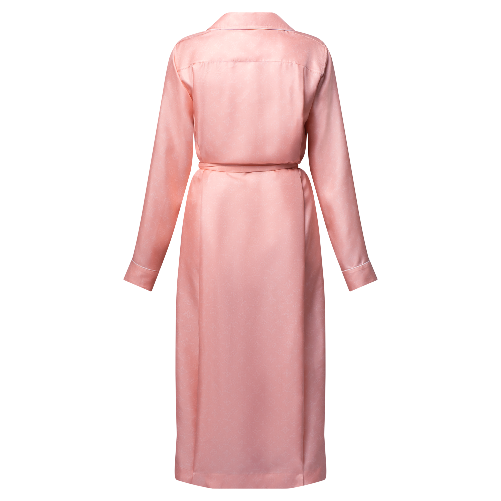 Abito-camicia morbido con motivo Monogram Mahina  Donna Abbigliamento Abiti | LOUIS VUITTON (Zoom prodotto)