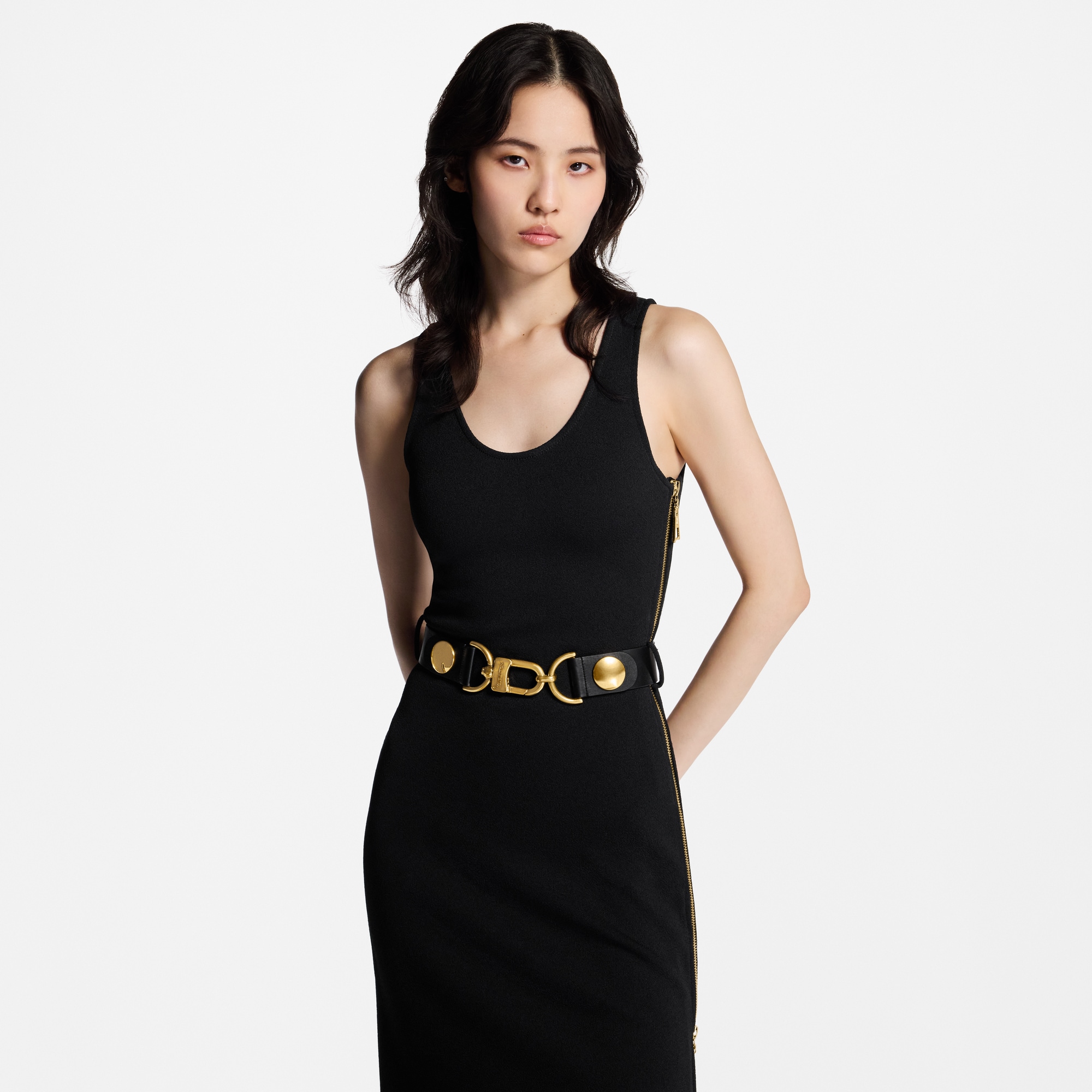 Abito con cintura e moschettone  Donna Abbigliamento Abiti | LOUIS VUITTON (Zoom prodotto)