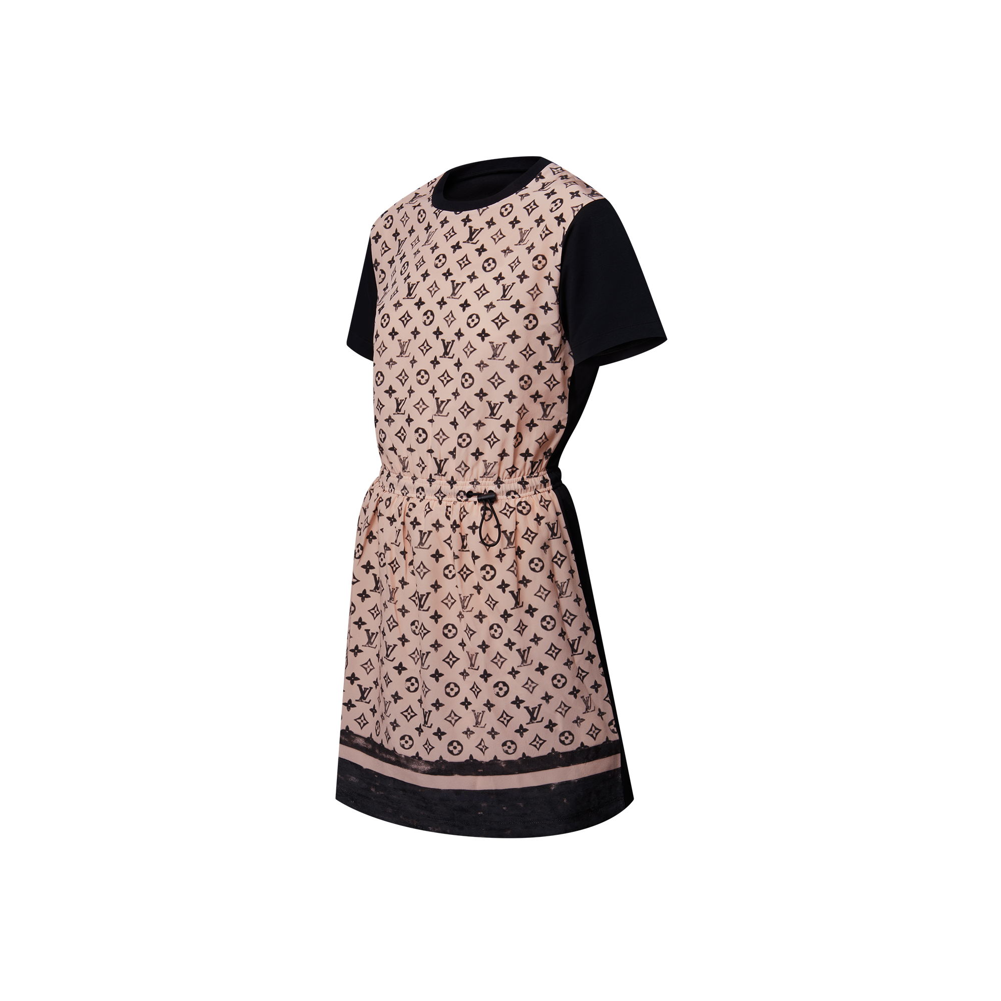 Abito con coulisse e motivo Monogram sulla parte anteriore  Donna Abbigliamento Abiti | LOUIS VUITTON (Zoom prodotto)