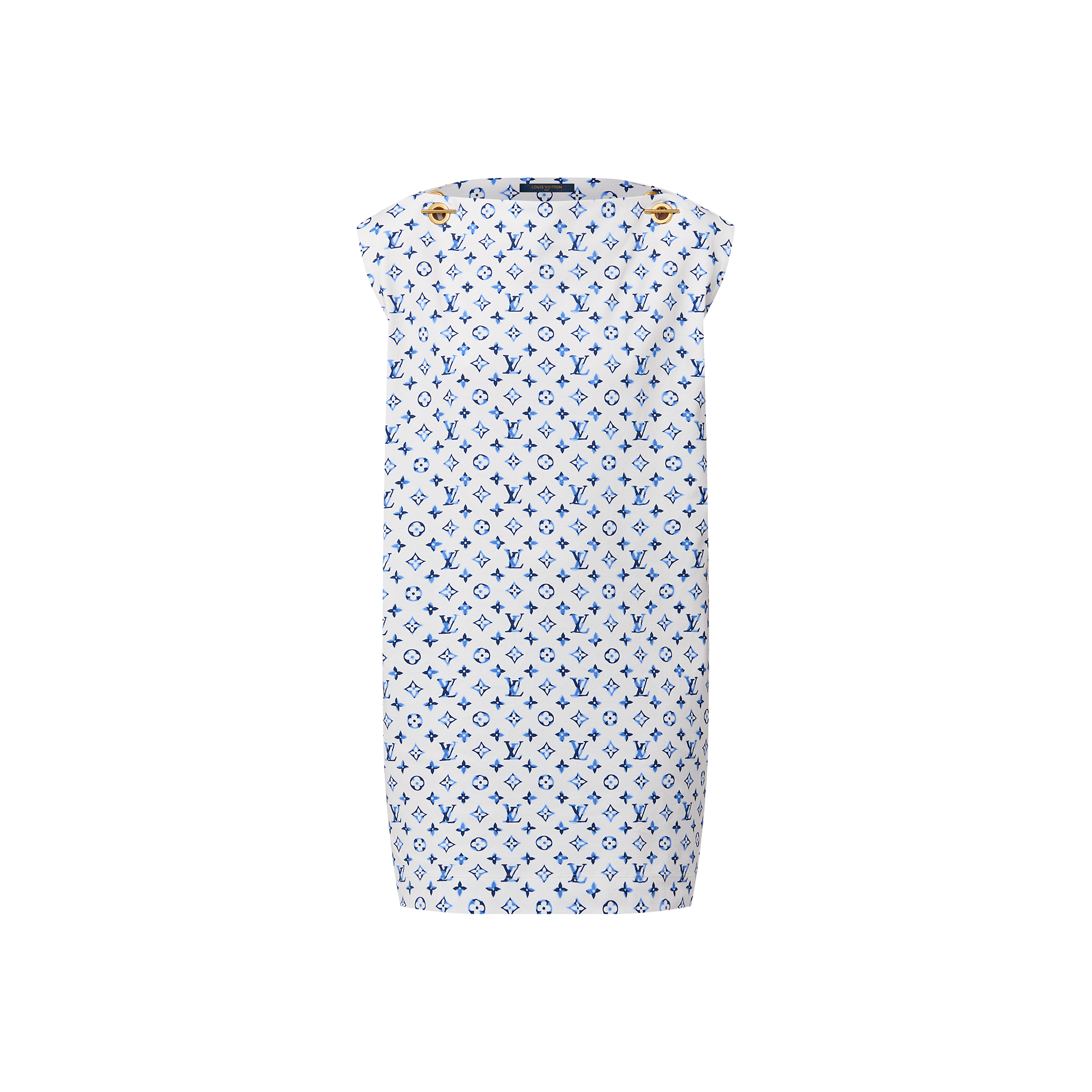 Abito con motivo Monogram Aquarelle e occhielli  Donna Abbigliamento Abiti | LOUIS VUITTON (Zoom prodotto)