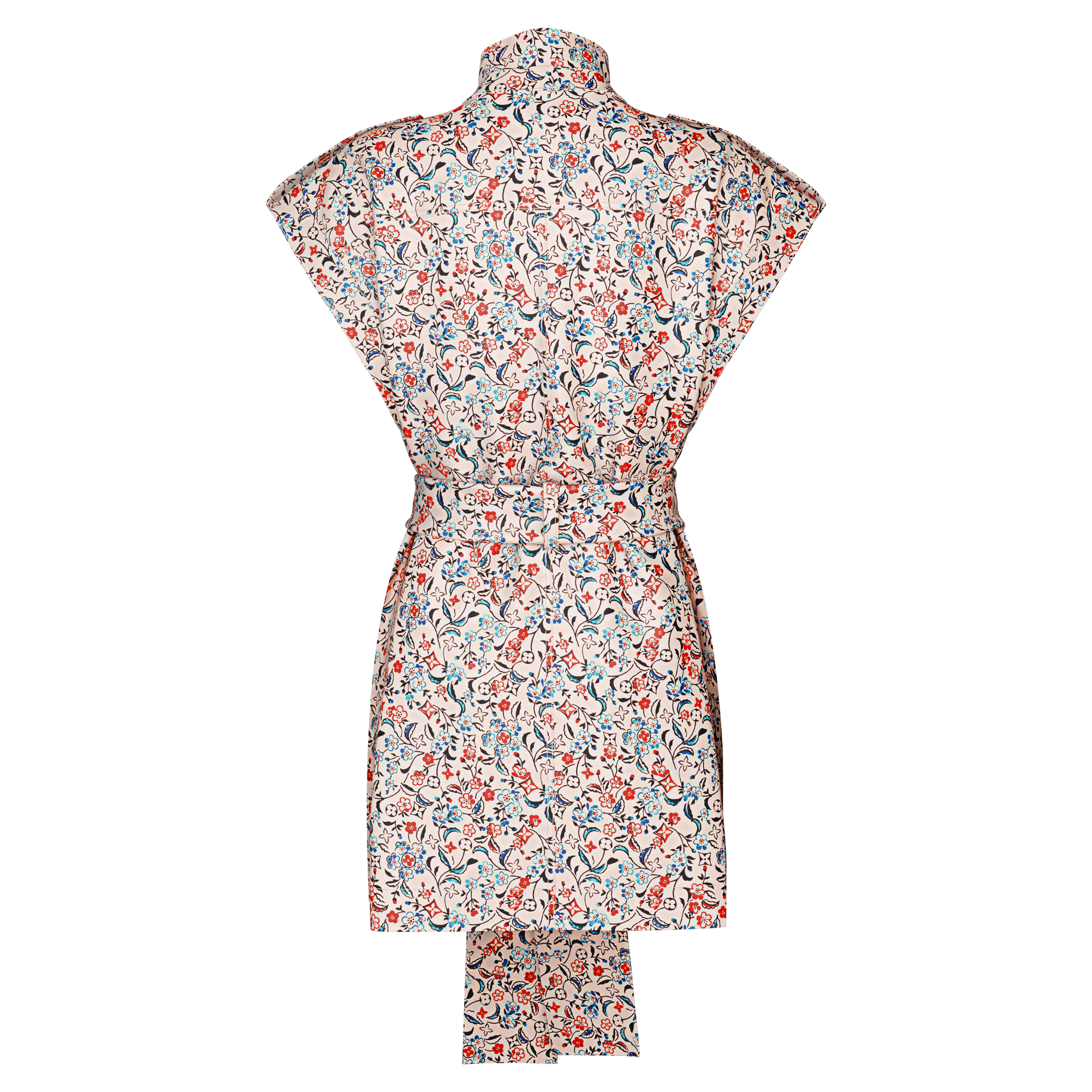 Abito con motivo Monogram Bloom e cintura  Donna Abbigliamento Abiti | LOUIS VUITTON (Zoom prodotto)