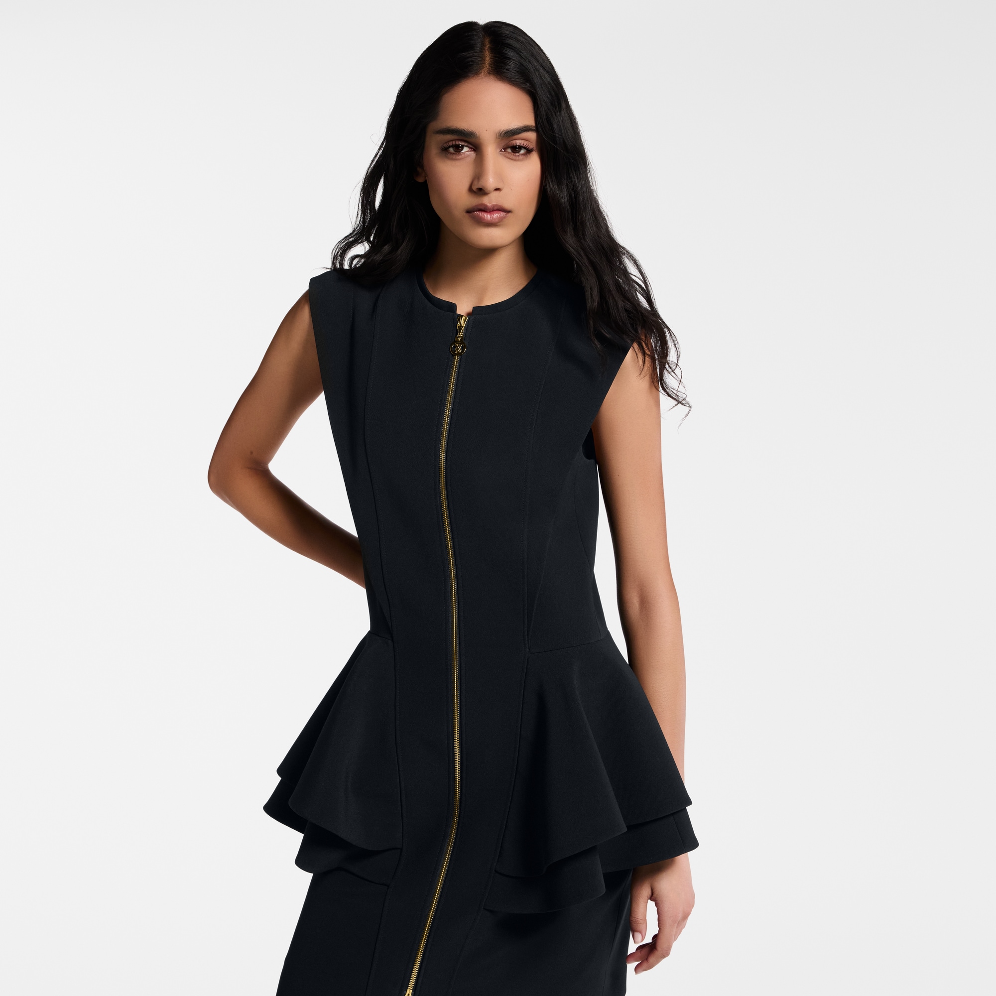 Abito con sopragonna e zip  Donna Abbigliamento Abiti | LOUIS VUITTON (Zoom prodotto)