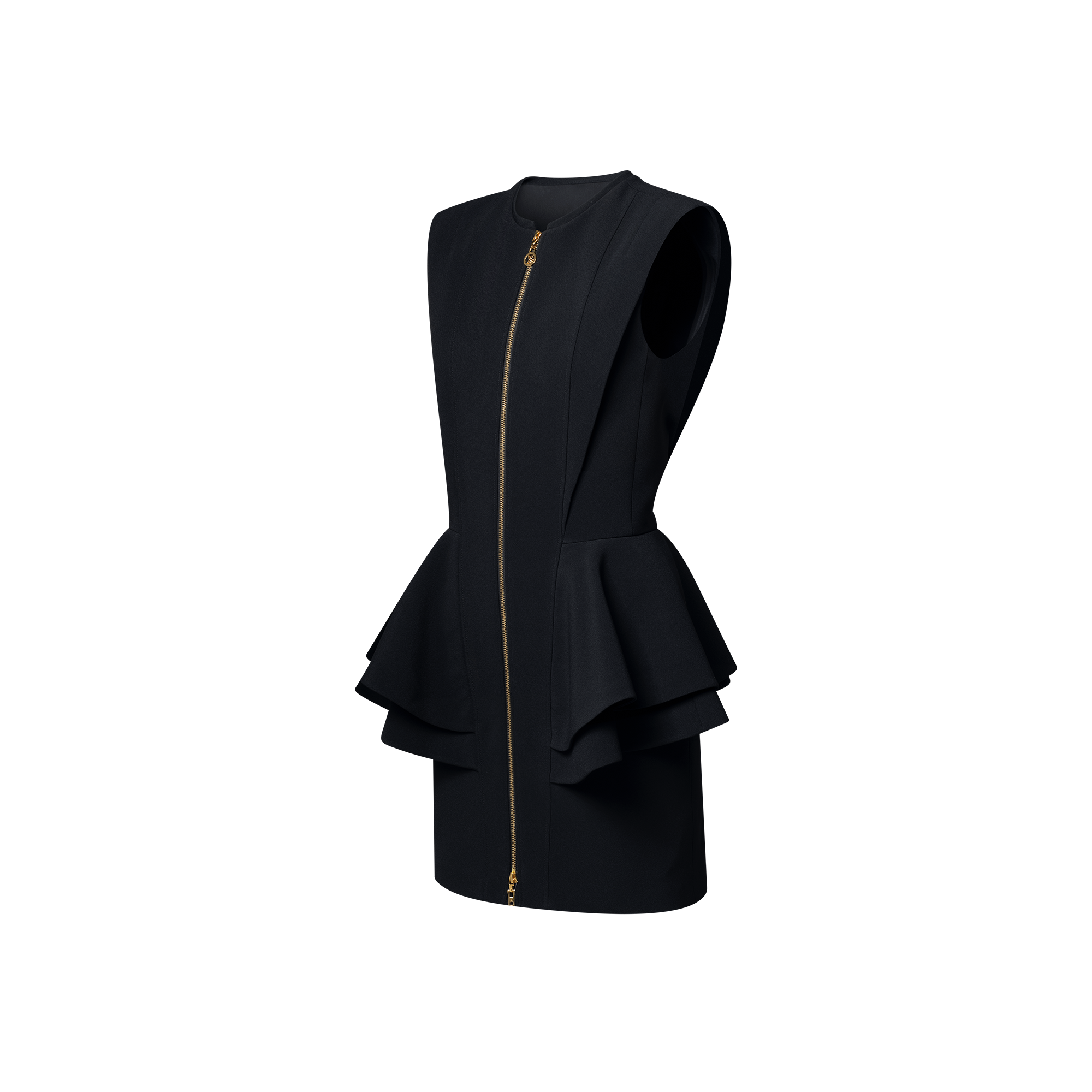 Abito con sopragonna e zip  Donna Abbigliamento Abiti | LOUIS VUITTON (Zoom prodotto)