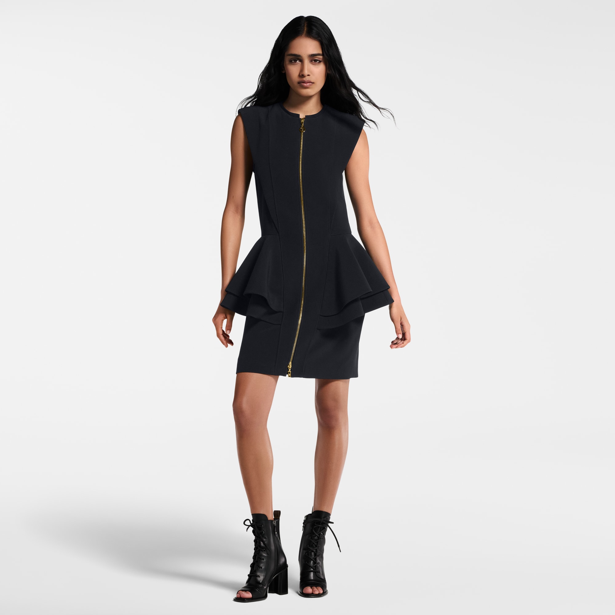 Abito con sopragonna e zip  Donna Abbigliamento Abiti | LOUIS VUITTON (Zoom prodotto)