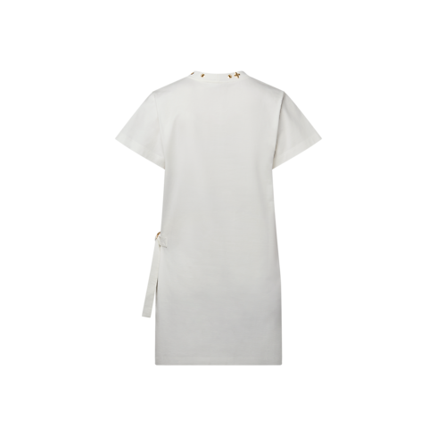 Abito T-shirt con dettaglio di catenella Donna Abbigliamento Abiti | LOUIS VUITTON (Zoom prodotto)