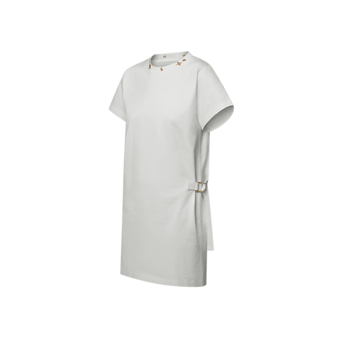 Abito T-shirt con dettaglio di catenella Donna Abbigliamento Abiti | LOUIS VUITTON (Zoom prodotto)