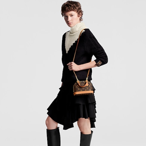 Alma Nano Tela Monogram Donna Portafogli e Piccola Pelletteria Mini Borse | LOUIS VUITTON (Zoom prodotto)