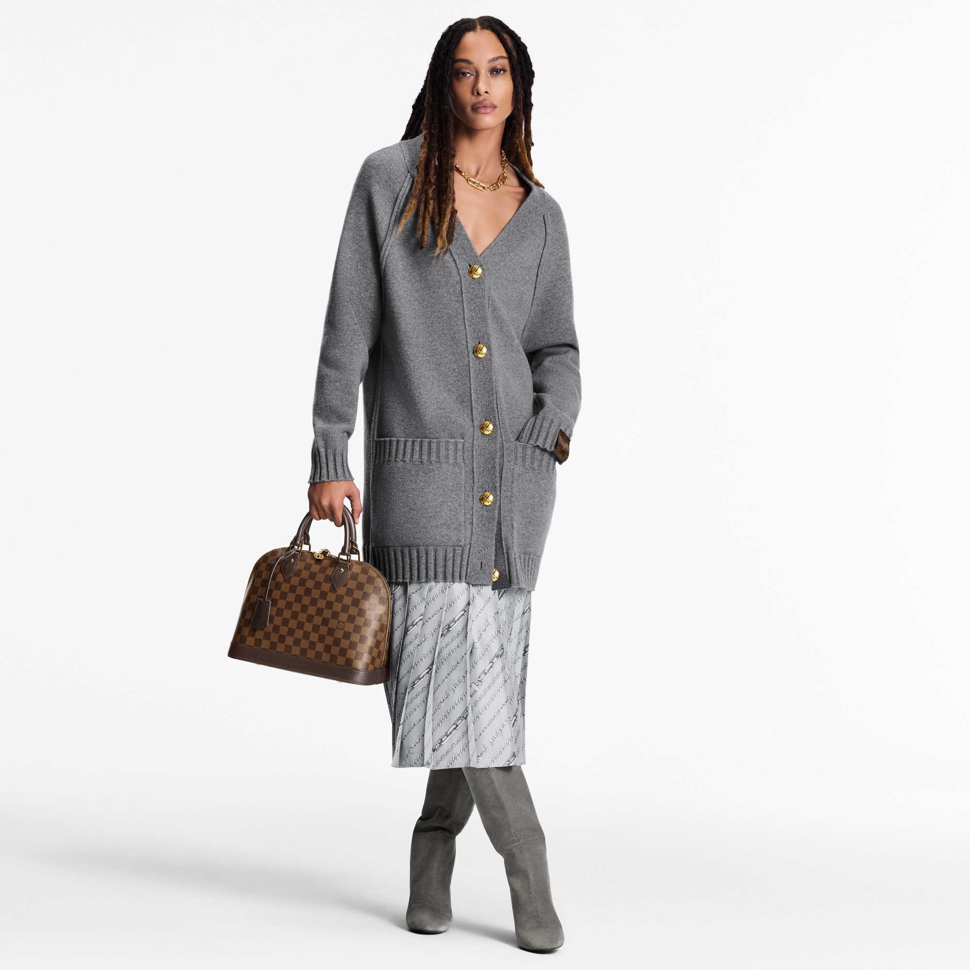 Alma PM Tela Damier Ébène Donna Borse da Donna Borse da donna | LOUIS VUITTON (Zoom prodotto)