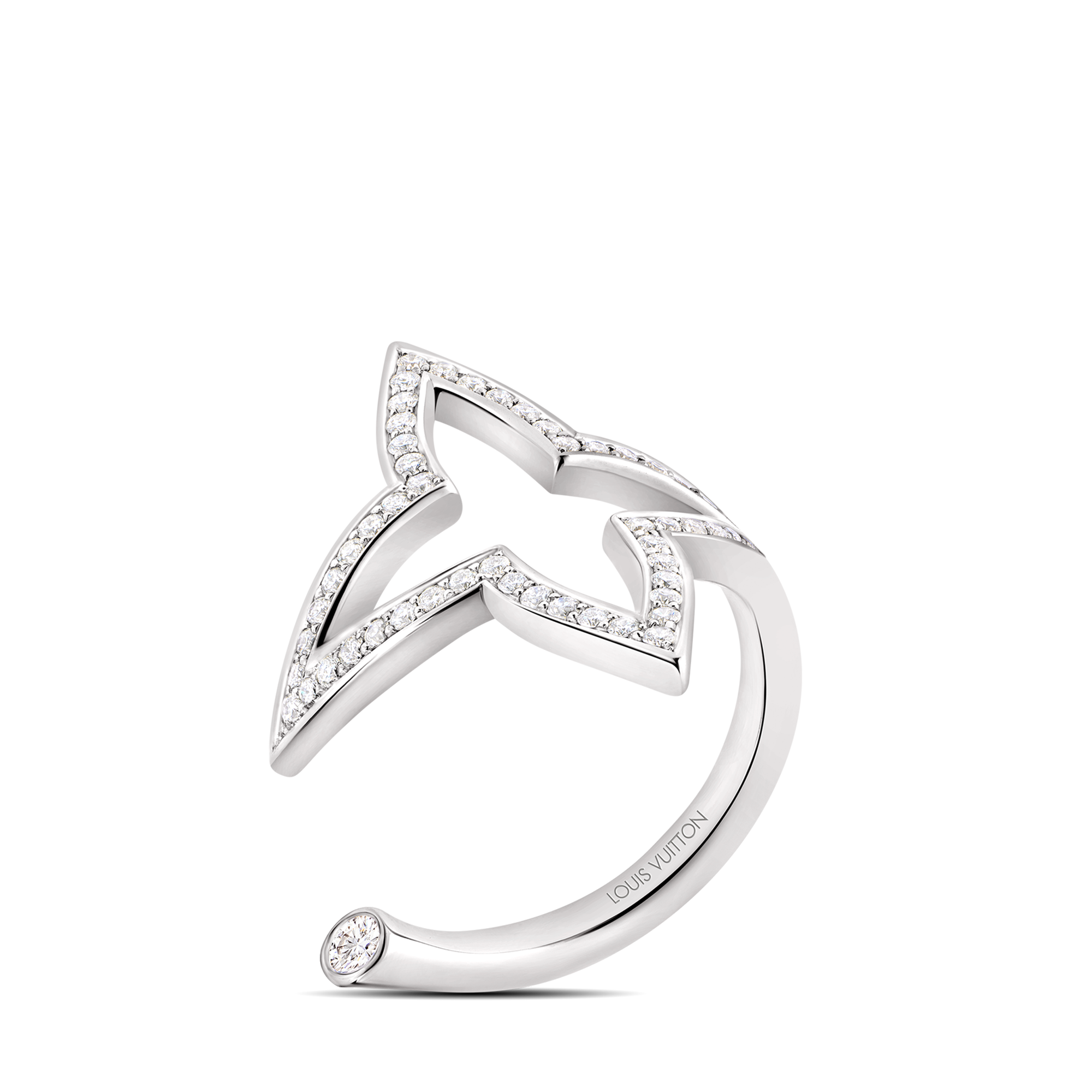 Anello aperto Ombre Blossom, oro bianco e diamanti  Gioielli Categorie Anelli | LOUIS VUITTON (Zoom prodotto)