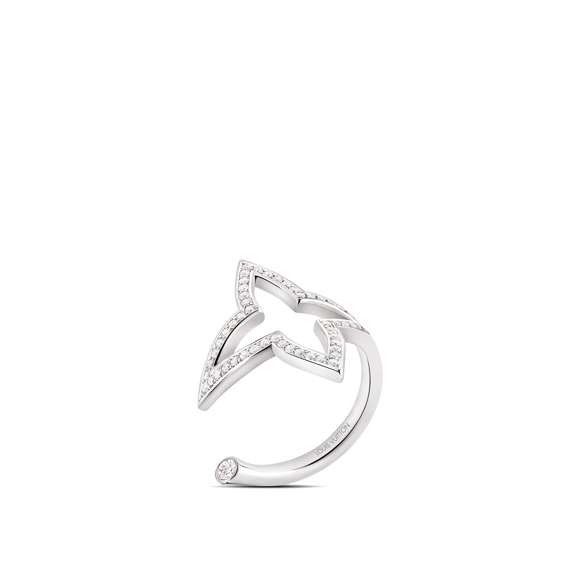 Anello aperto Ombre Blossom, oro bianco e diamanti  Gioielli Categorie Anelli | LOUIS VUITTON (Zoom prodotto)