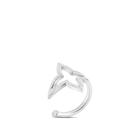 Anello aperto Ombre Blossom, oro bianco e diamanti Gioielli Categorie Anelli | LOUIS VUITTON (Zoom prodotto)