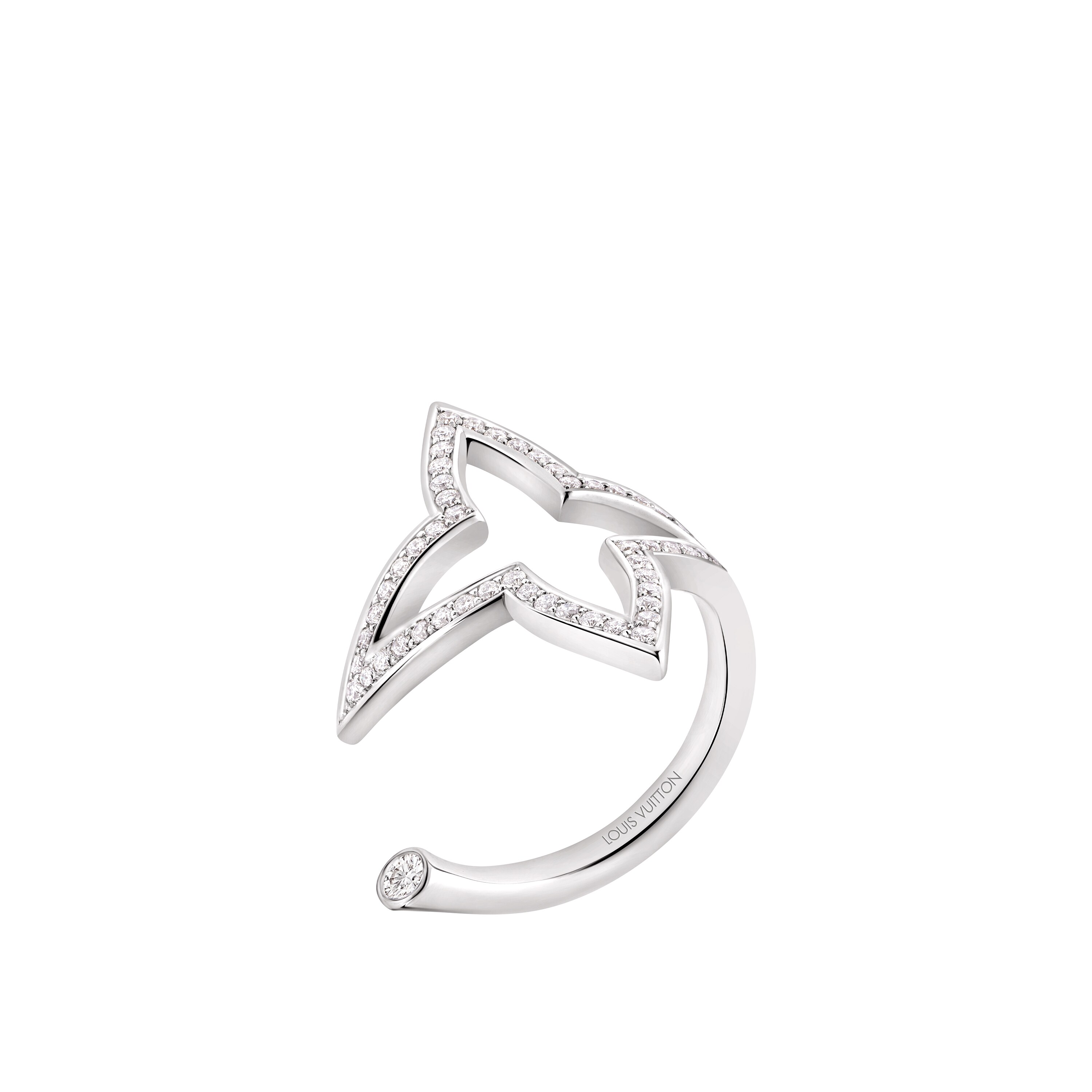 Anello aperto Ombre Blossom, oro bianco e diamanti  Gioielli Categorie Anelli | LOUIS VUITTON (Zoom prodotto)
