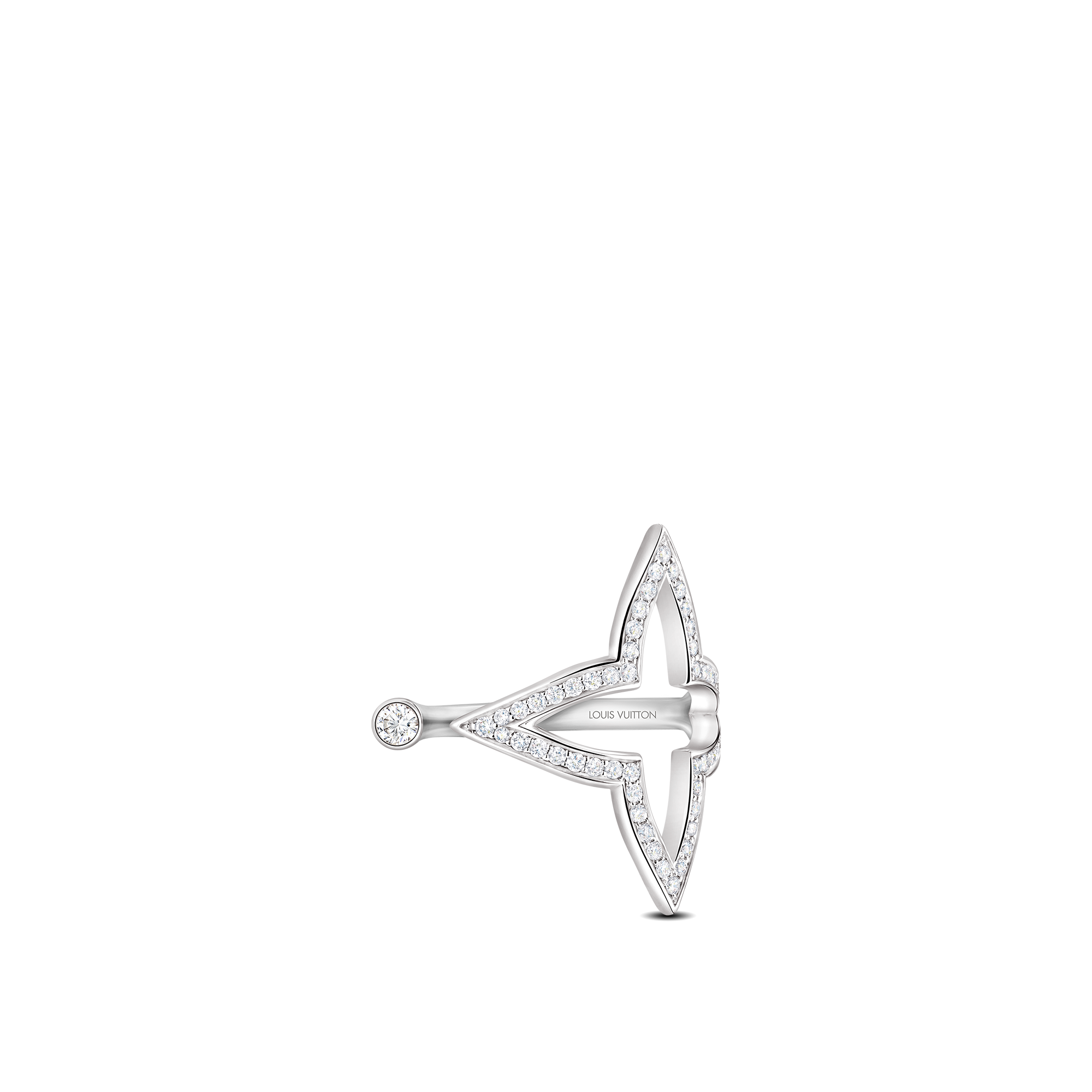 Anello aperto Ombre Blossom, oro bianco e diamanti  Gioielli Categorie Anelli | LOUIS VUITTON (Zoom prodotto)