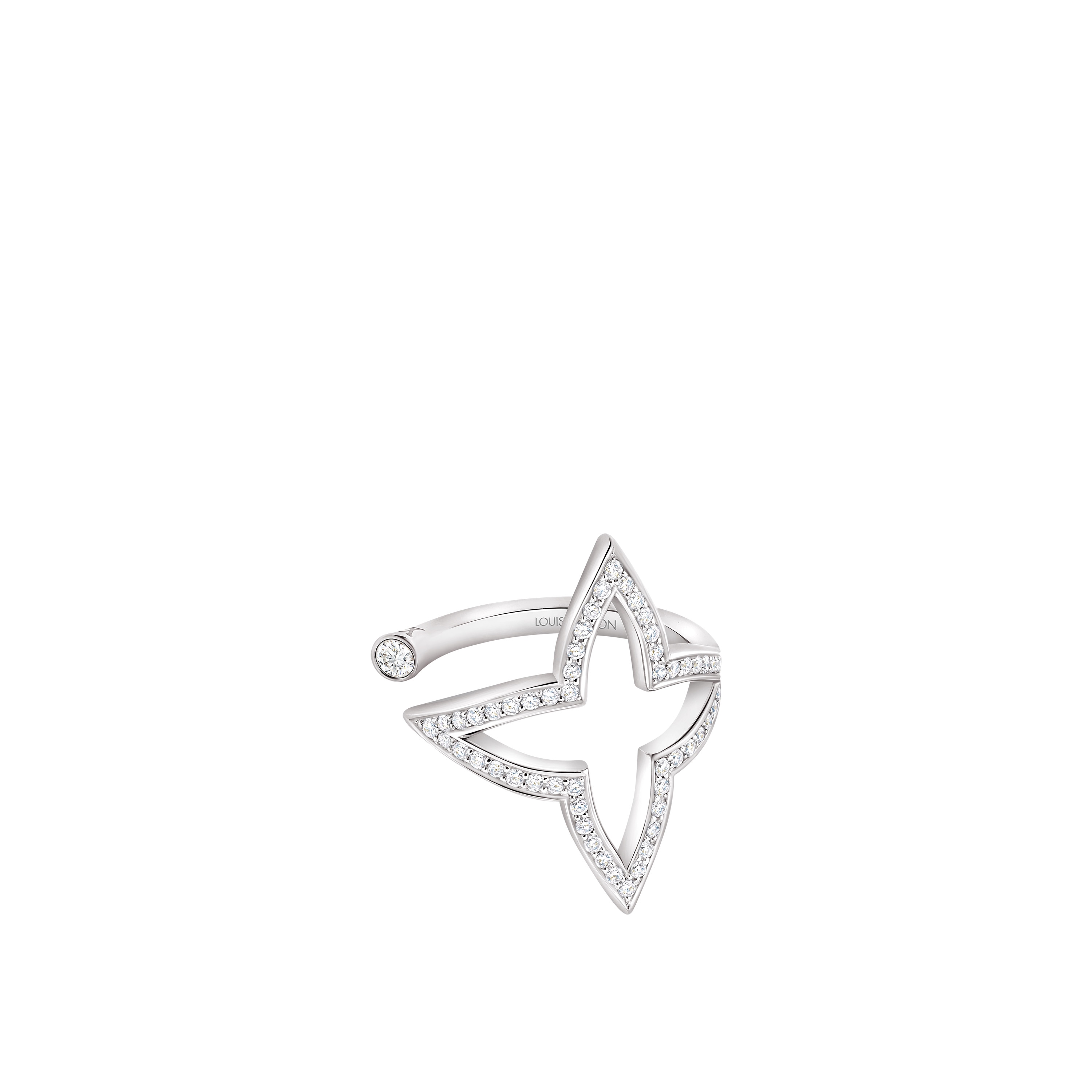 Anello aperto Ombre Blossom, oro bianco e diamanti  Gioielli Categorie Anelli | LOUIS VUITTON (Zoom prodotto)