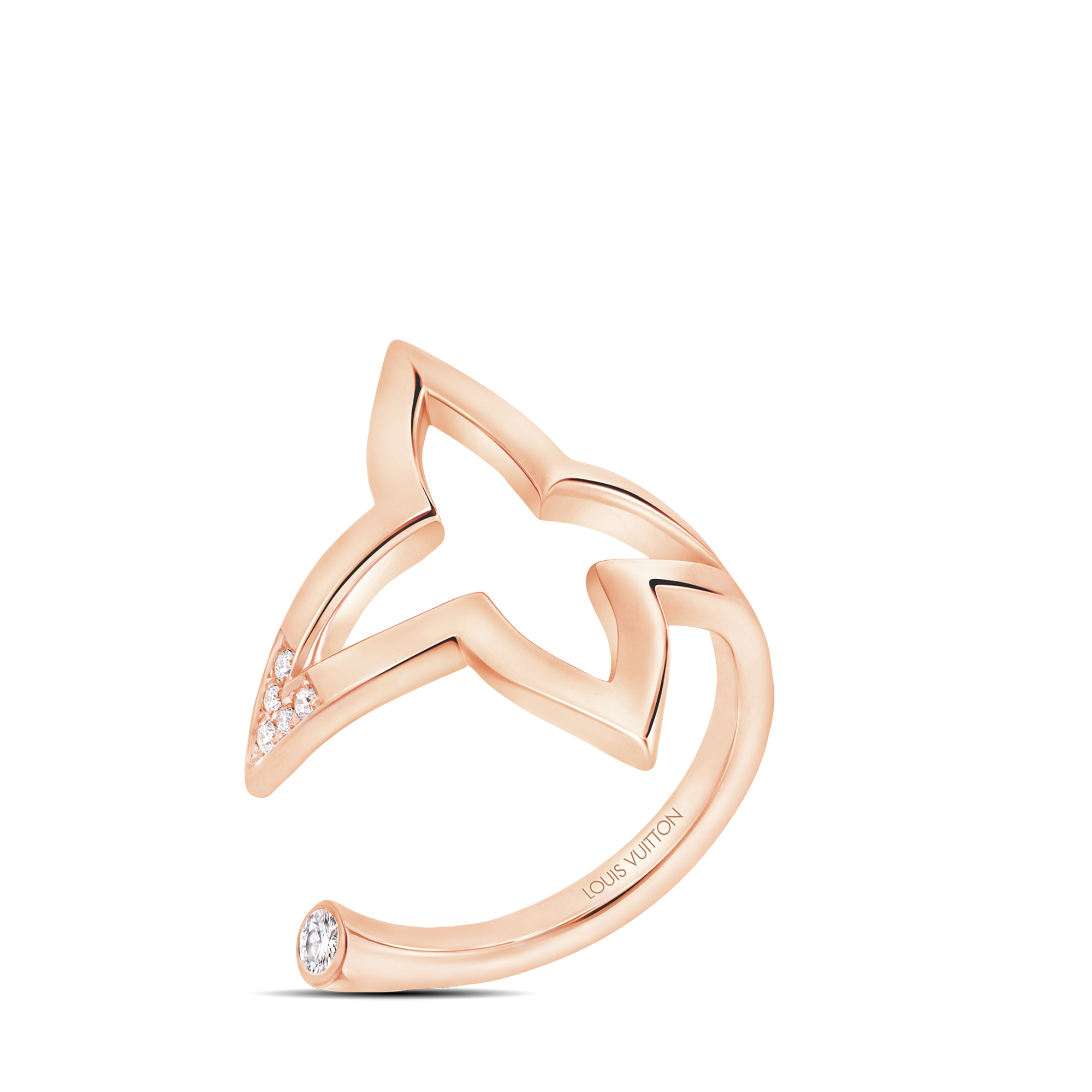 Anello aperto Ombre Blossom, oro rosa e diamanti  Gioielli Categorie Anelli | LOUIS VUITTON (Zoom prodotto)
