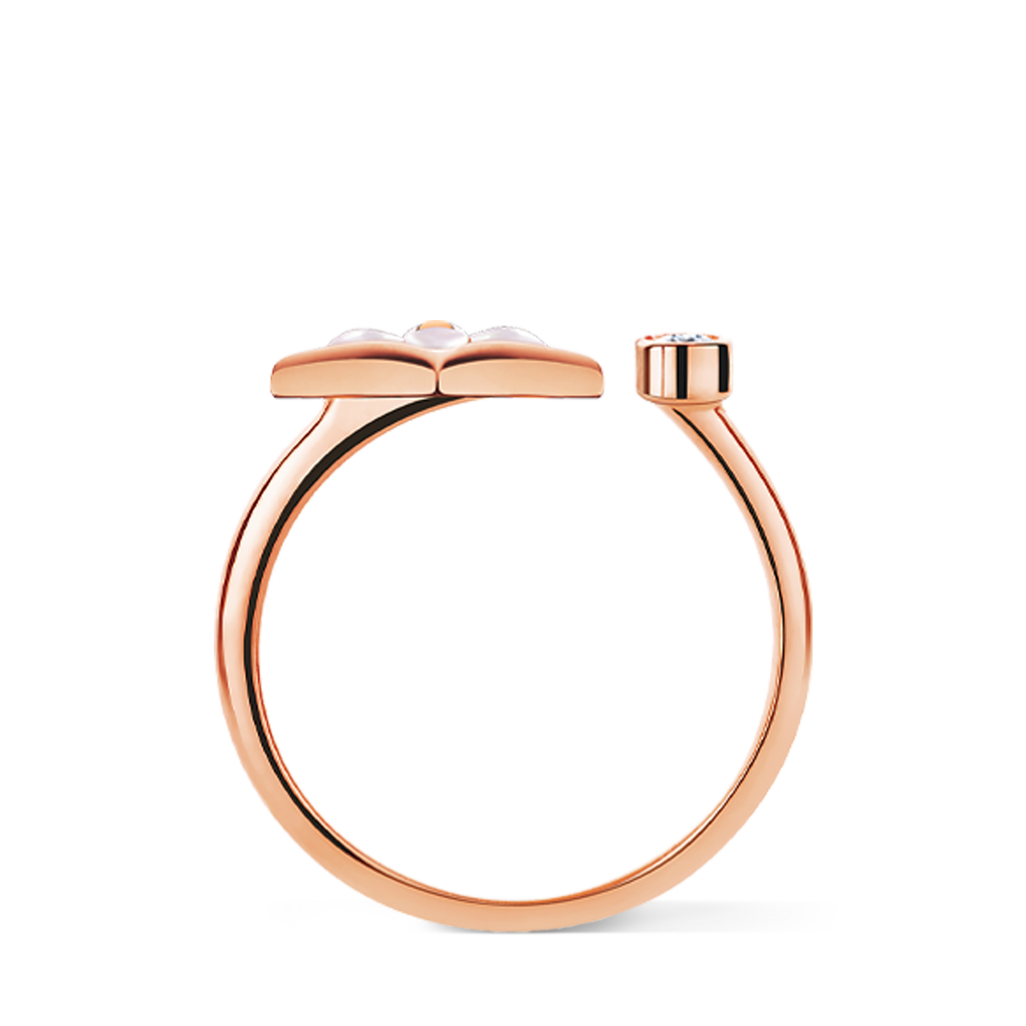 Anello Color Blossom Mini Star, oro rosa, madreperla bianca e diamante  Gioielli Categorie Tutta la Gioielleria | LOUIS VUITTON (Zoom prodotto)