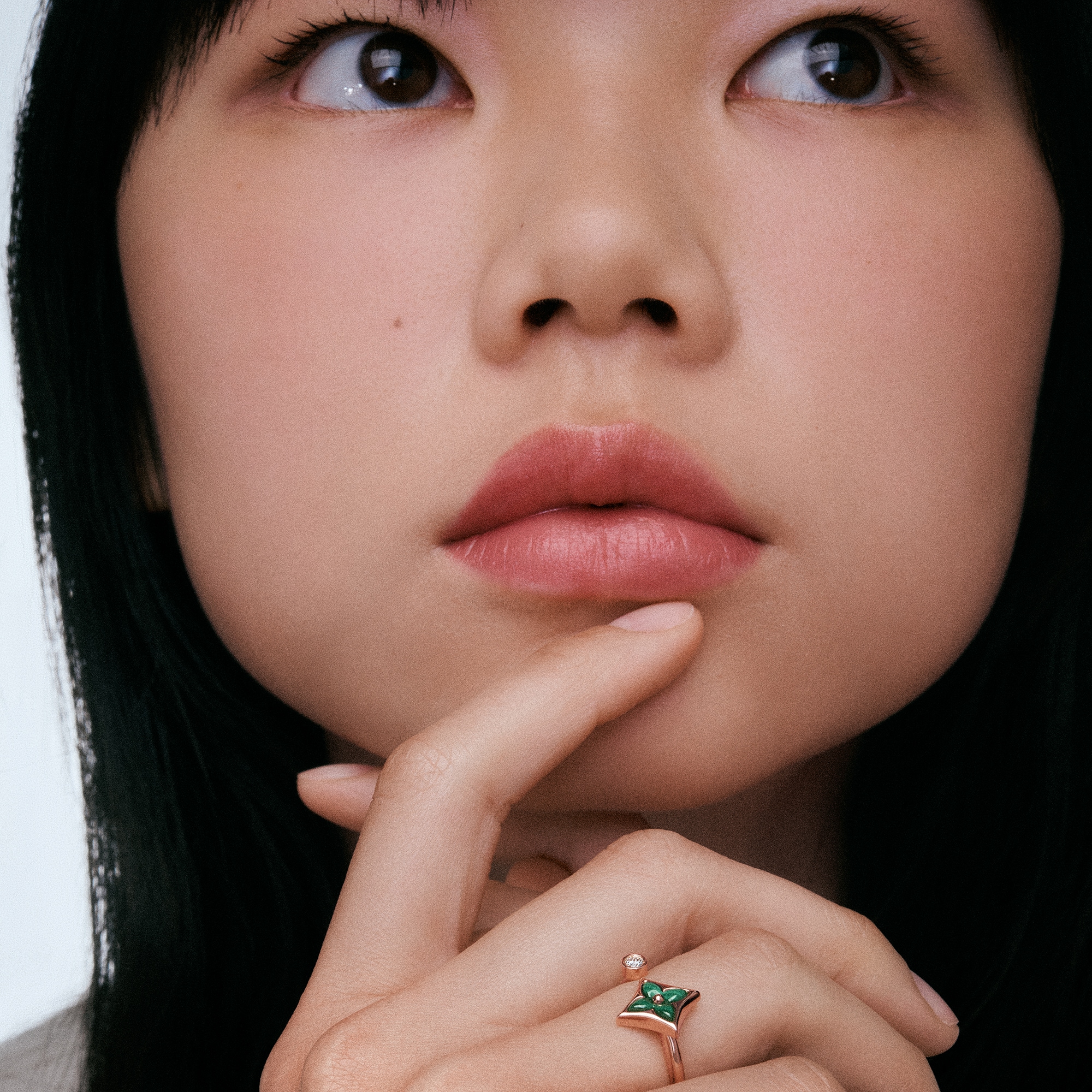Anello Color Blossom Mini Star, oro rosa, malachite e diamante  Gioielli Categorie Tutta la Gioielleria | LOUIS VUITTON (Zoom prodotto)