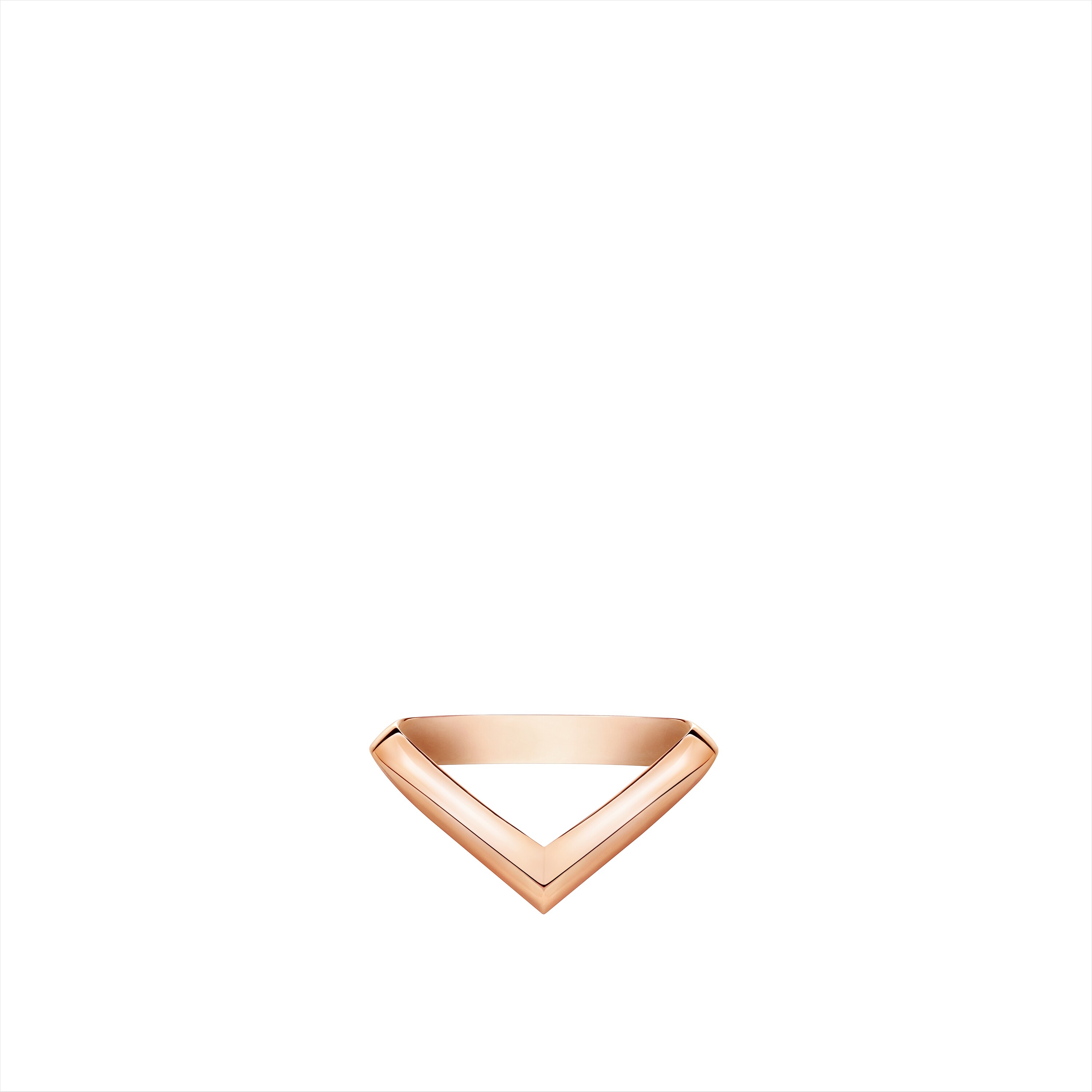 Anello con motivo a V LV Diamonds, oro rosa  Gioielli Categorie Wedding Bands | LOUIS VUITTON (Zoom prodotto)