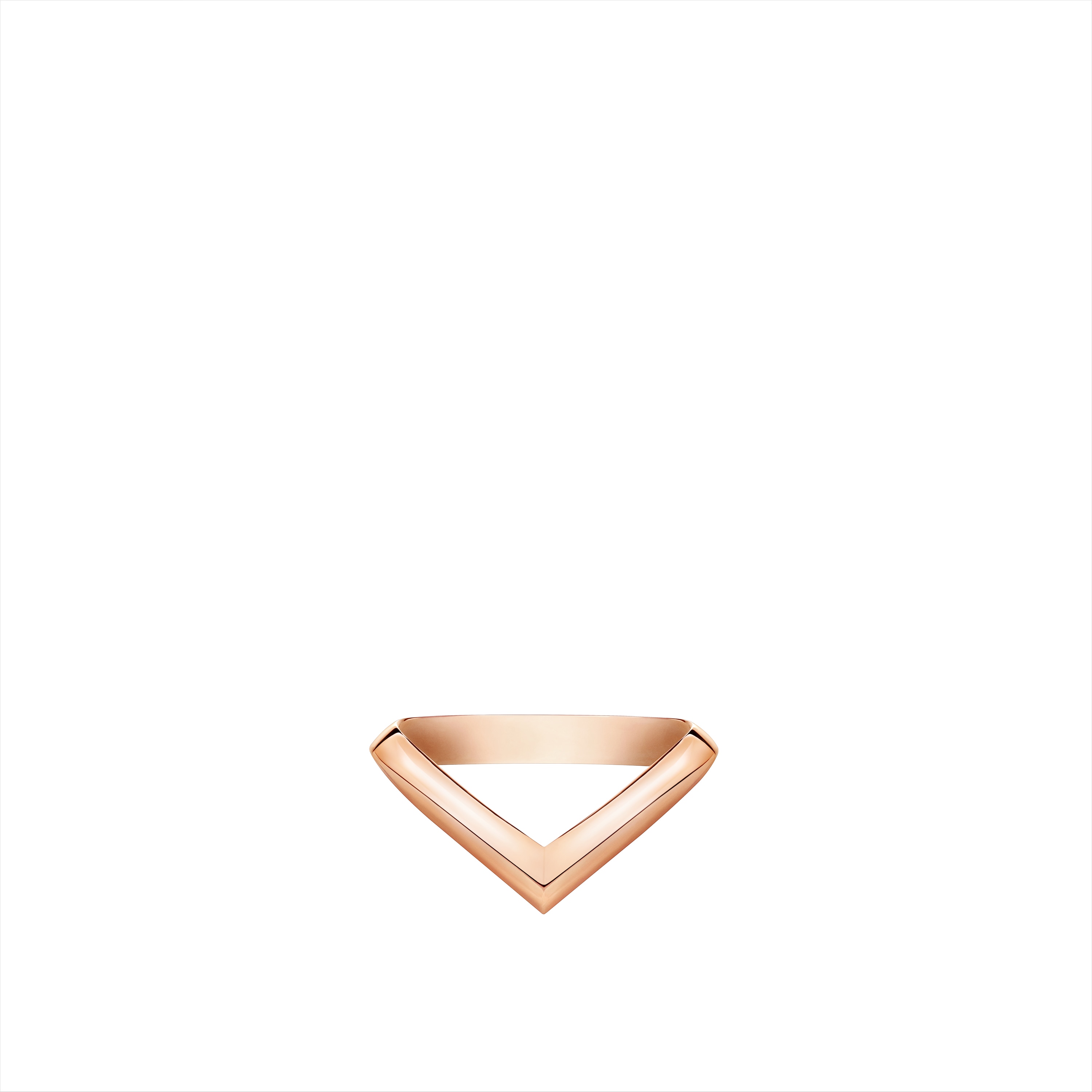 Anello con motivo a V LV Diamonds, oro rosa  Gioielli Categorie Wedding Bands | LOUIS VUITTON (Zoom prodotto)