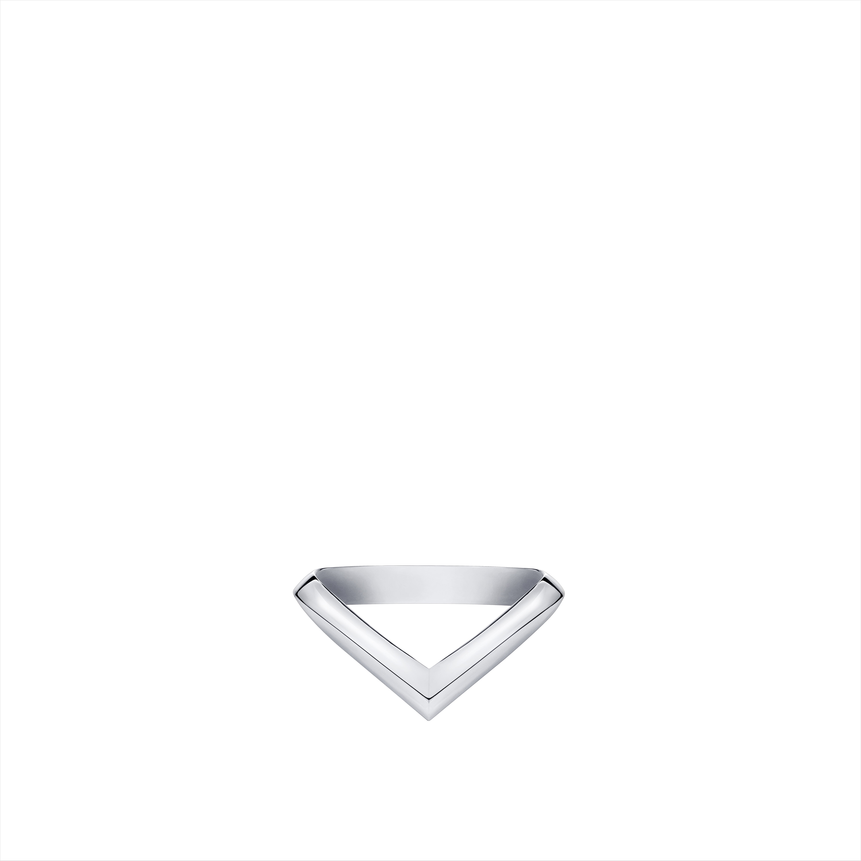 Anello con motivo a V LV Diamonds, platino  Gioielli Categorie Wedding Bands | LOUIS VUITTON (Zoom prodotto)