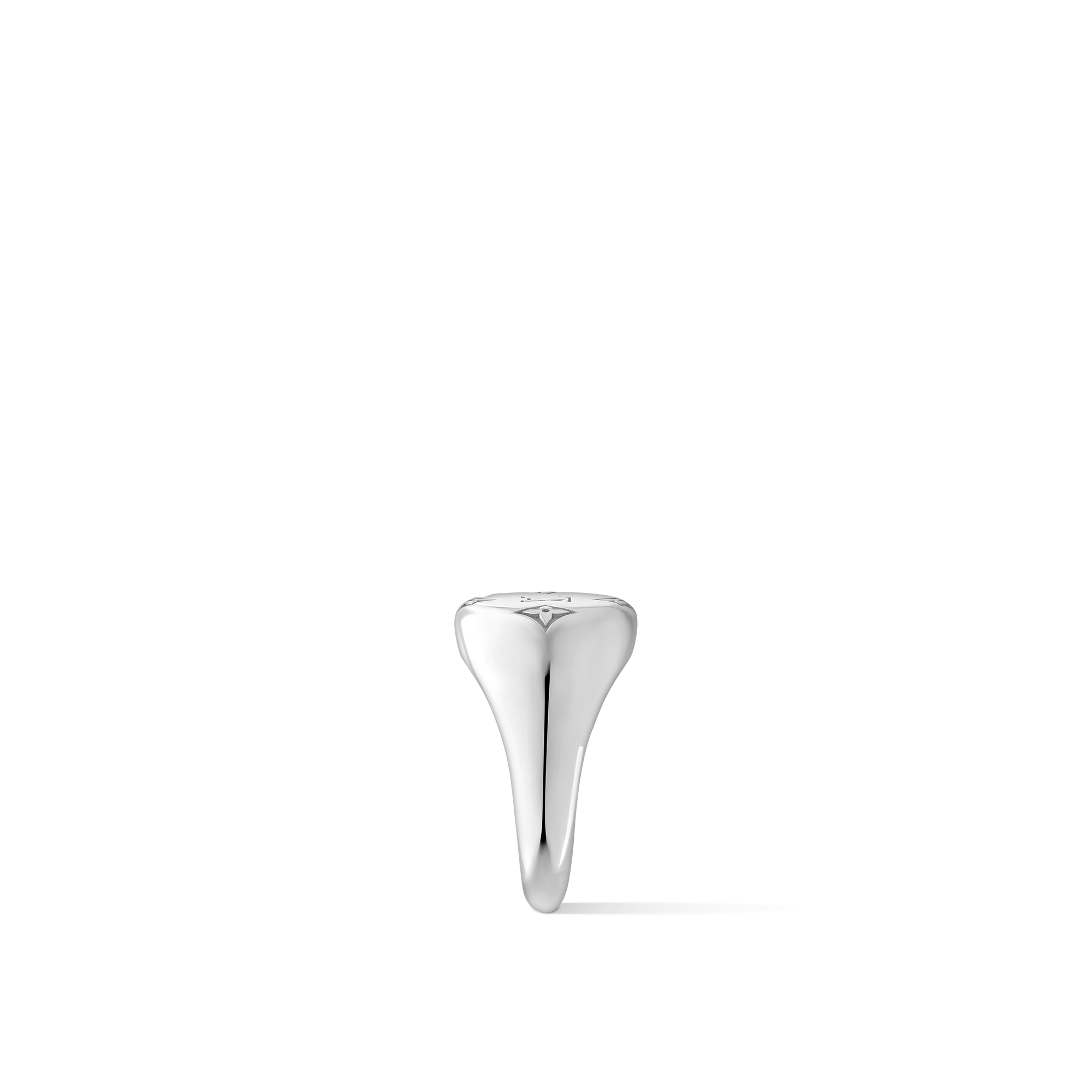 Anello con sigillo Les Gastons Vuitton, oro bianco  Gioielli Categorie Anelli | LOUIS VUITTON (Zoom prodotto)