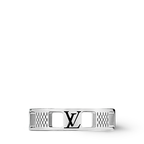 Anello Damier Staples Cut Out S00 Uomo Fashion Bijoux Anelli | LOUIS VUITTON (Zoom prodotto)