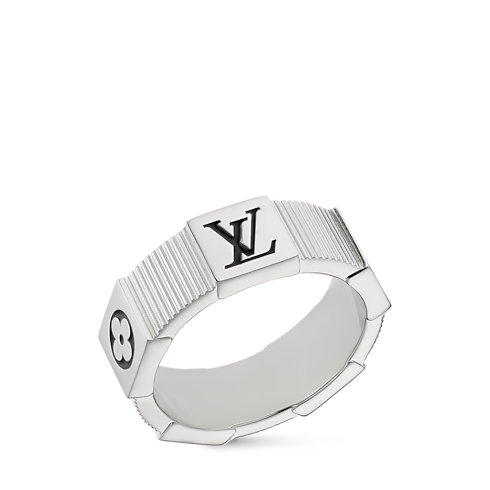 Anello Damier Staples Lozine S00 Uomo Fashion Bijoux Anelli | LOUIS VUITTON (Zoom prodotto)
