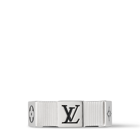 Anello Damier Staples Lozine S00 Uomo Fashion Bijoux Anelli | LOUIS VUITTON (Zoom prodotto)