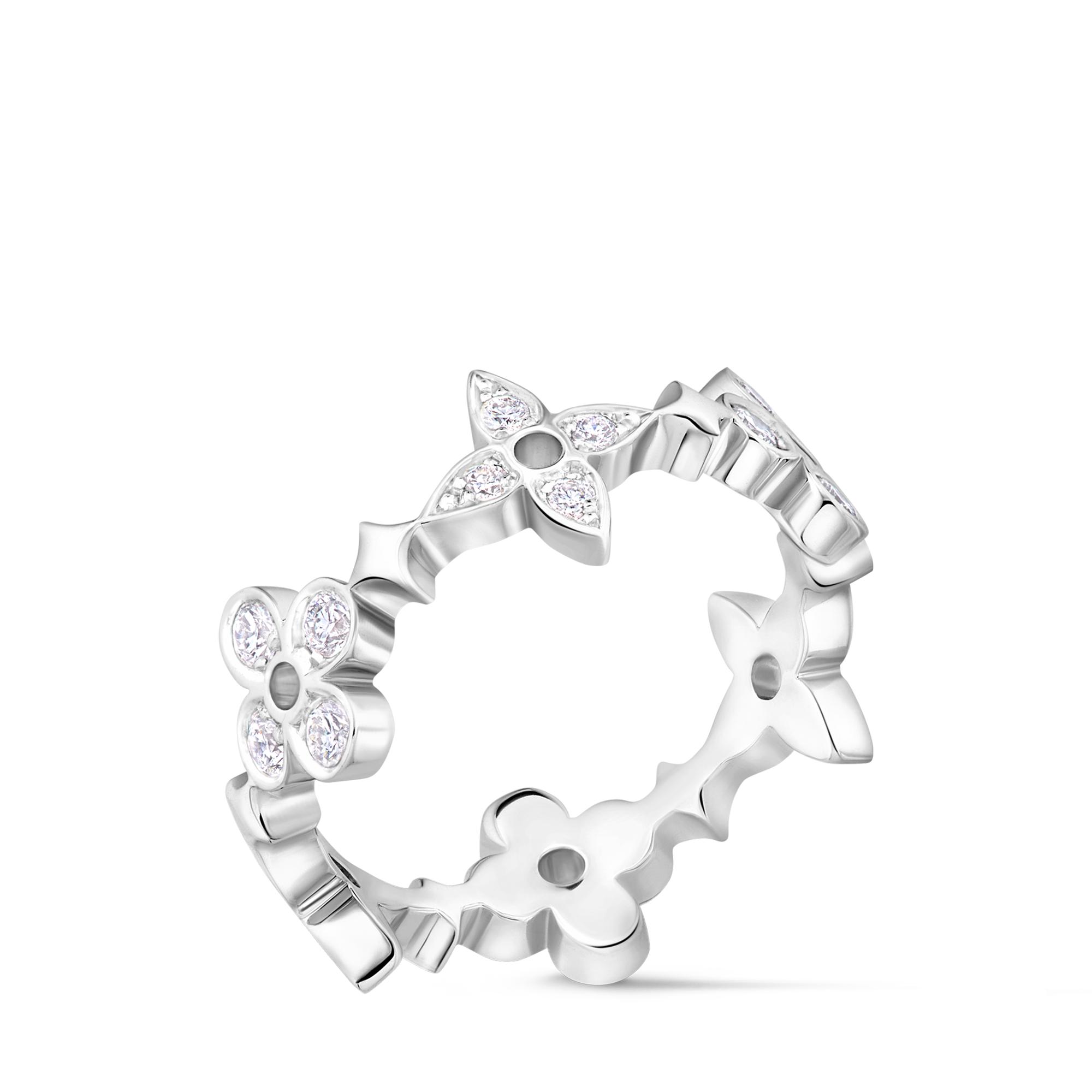 Anello Dentelle, oro bianco e diamanti  Gioielli Categorie Anelli | LOUIS VUITTON (Zoom prodotto)