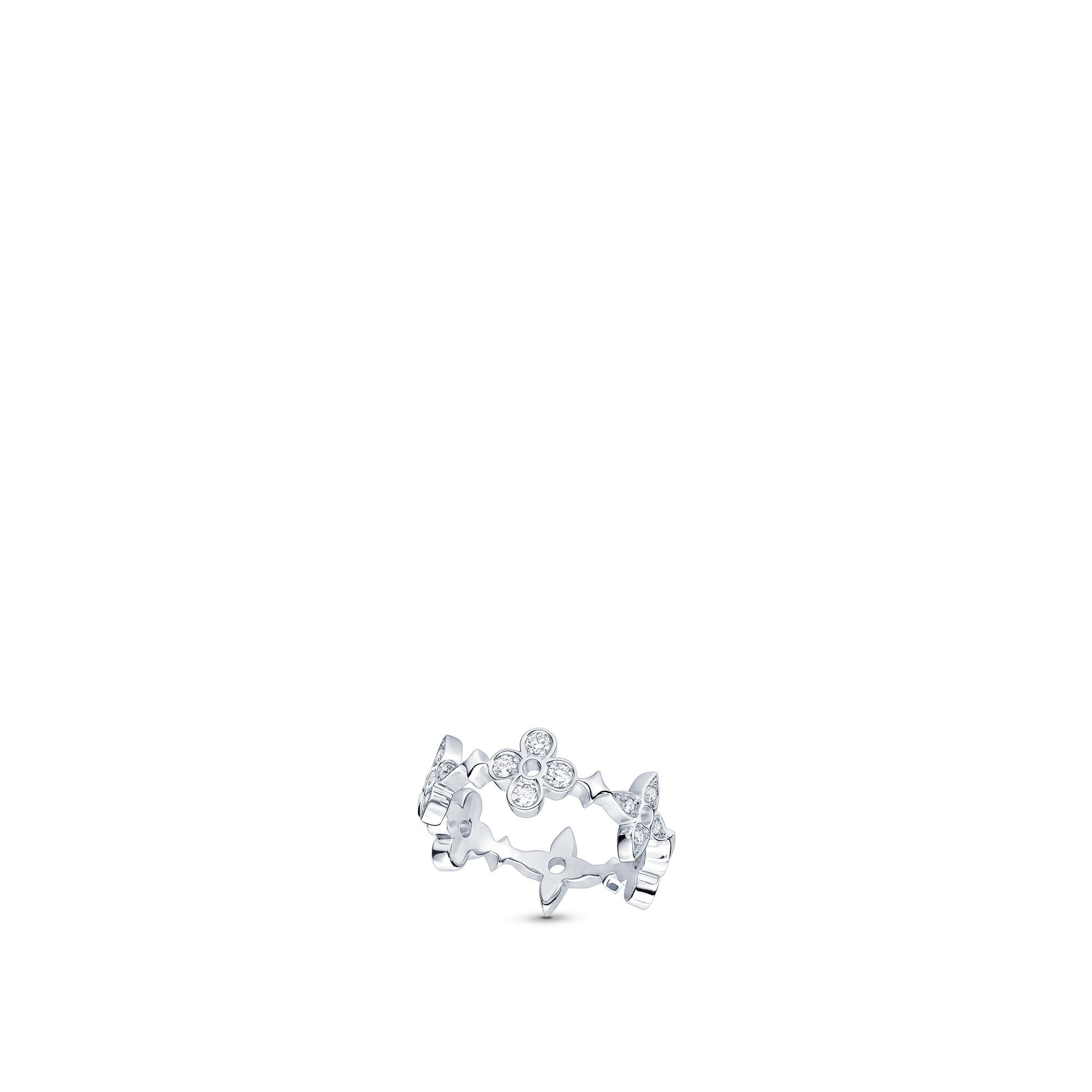 Anello Dentelle, oro bianco e diamanti  Gioielli Categorie Anelli | LOUIS VUITTON (Zoom prodotto)