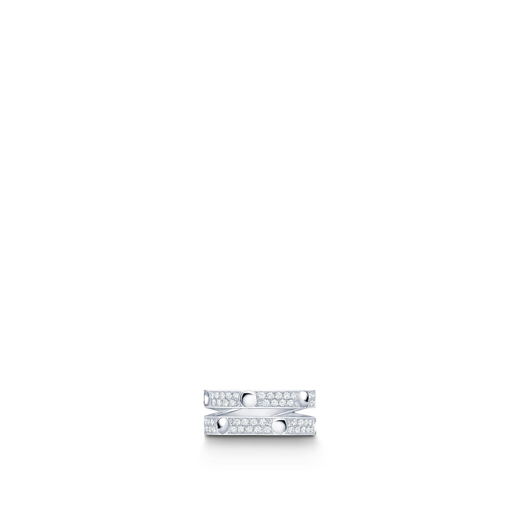 Anello Empreinte in oro bianco e diamanti  Gioielli Categorie Tutta la Gioielleria | LOUIS VUITTON (Zoom prodotto)