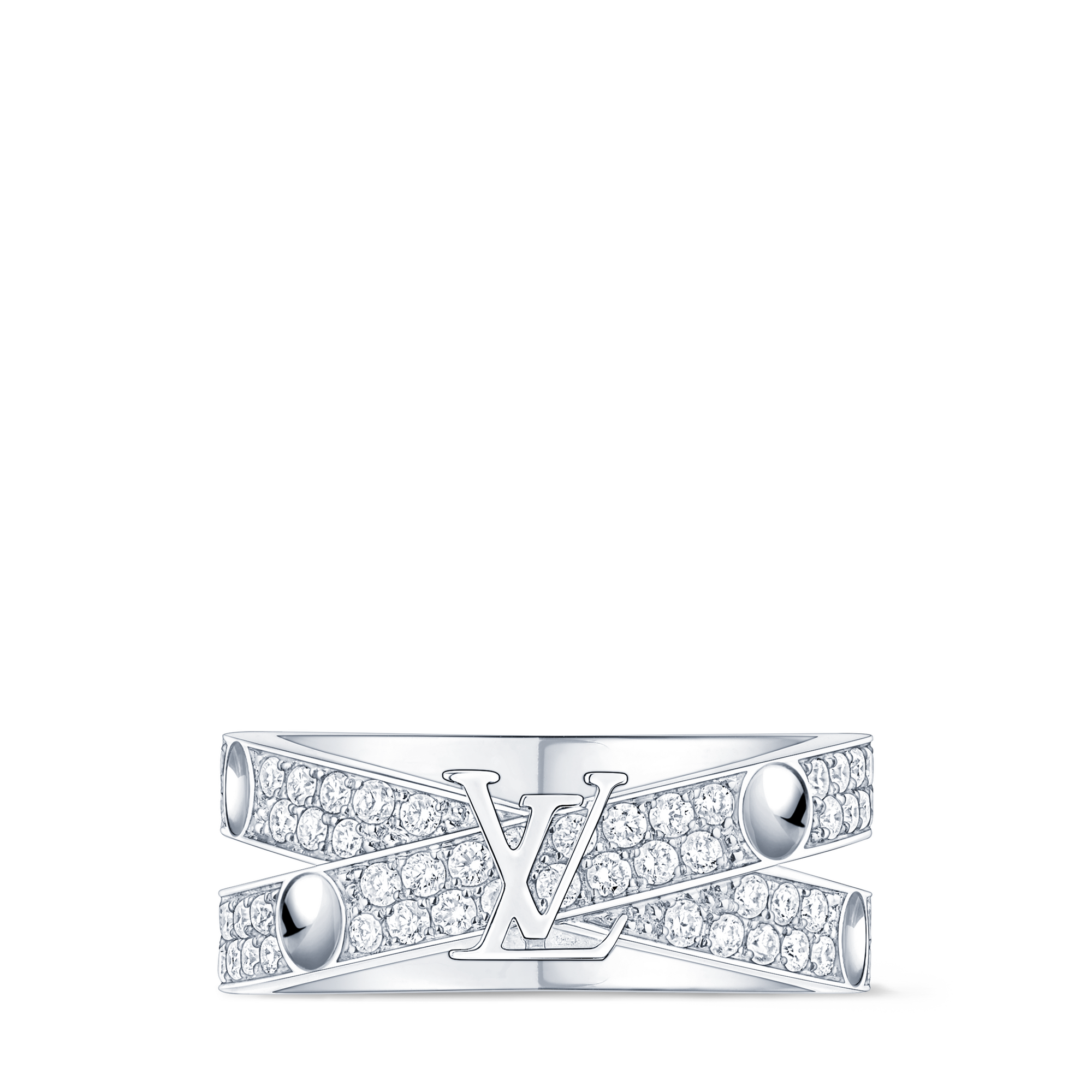 Anello Empreinte in oro bianco e diamanti  Gioielli Categorie Tutta la Gioielleria | LOUIS VUITTON (Zoom prodotto)