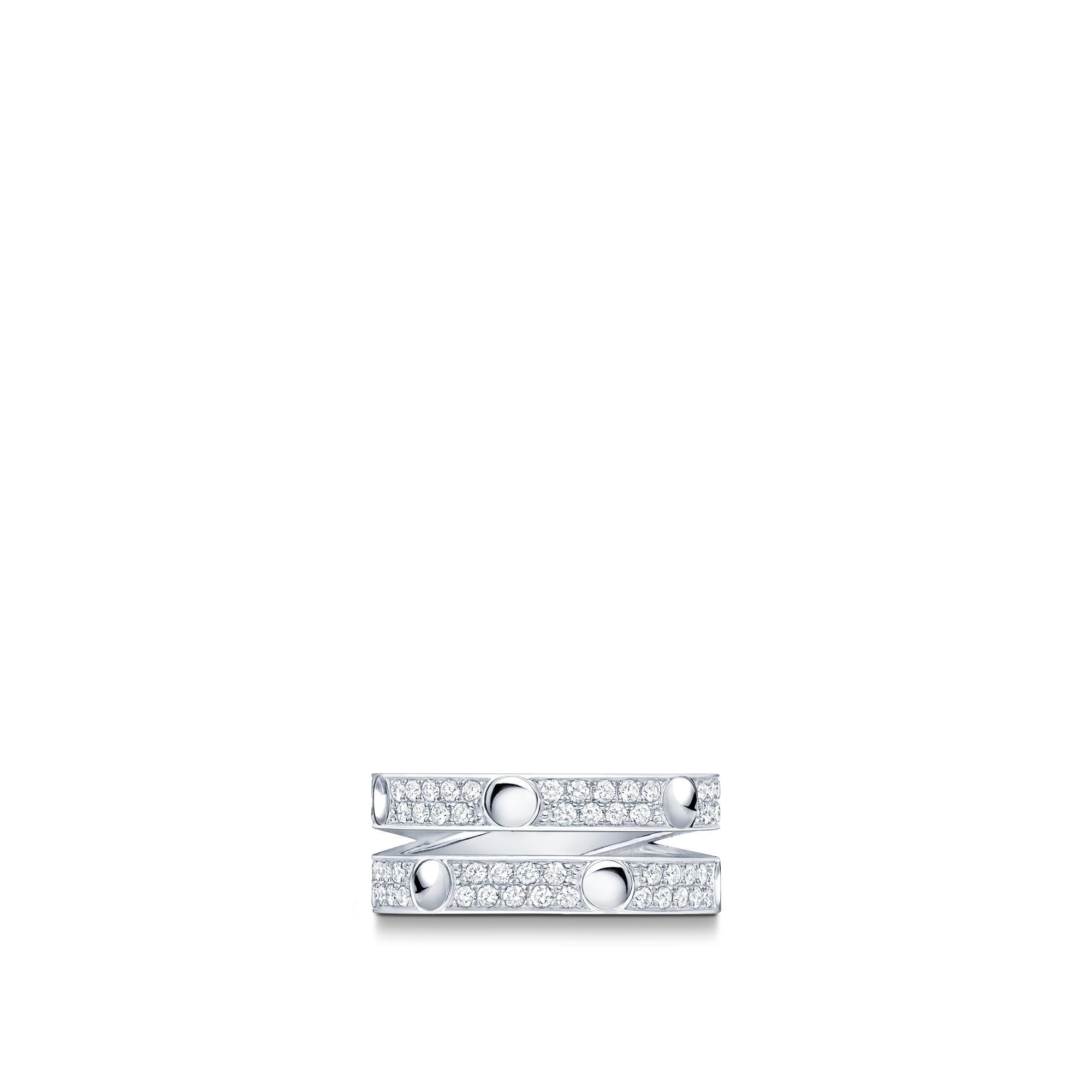 Anello Empreinte in oro bianco e diamanti  Gioielli Categorie Tutta la Gioielleria | LOUIS VUITTON (Zoom prodotto)