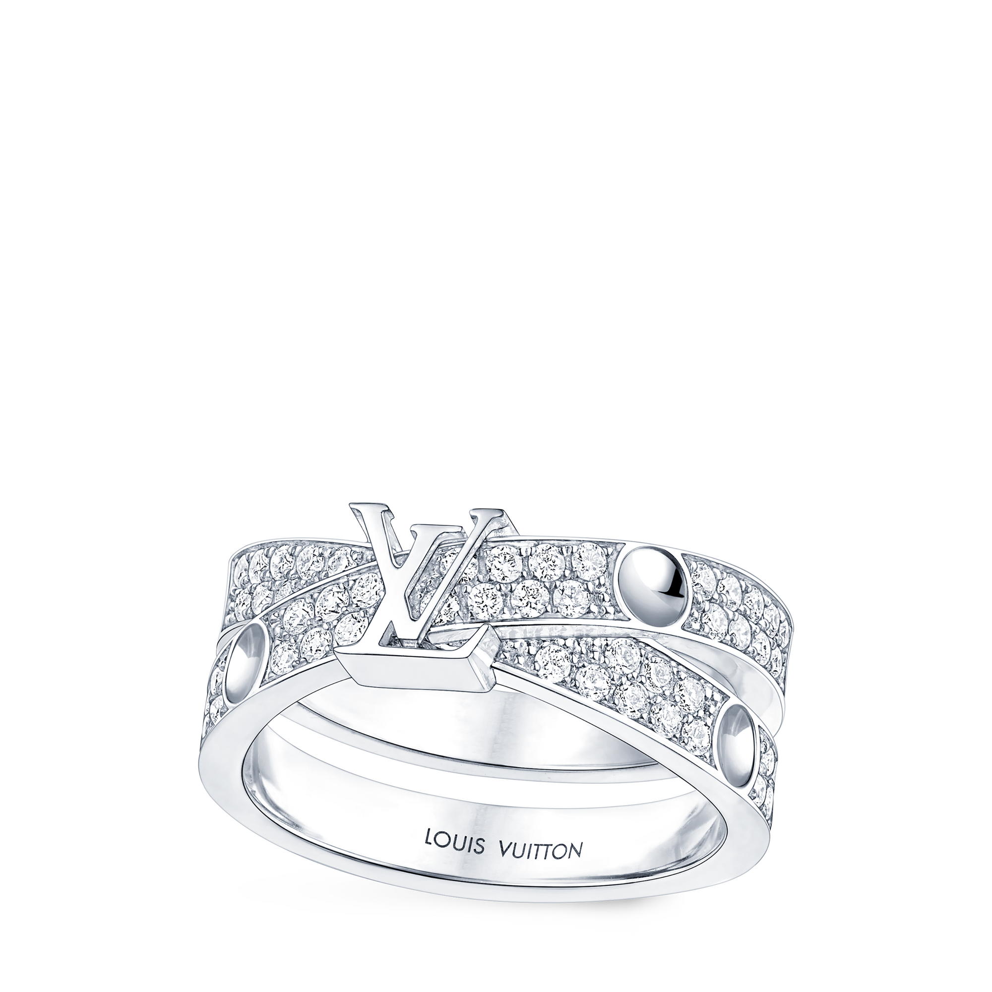 Anello Empreinte in oro bianco e diamanti  Gioielli Categorie Tutta la Gioielleria | LOUIS VUITTON (Zoom prodotto)