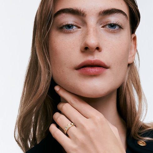 Anello Empreinte medio, oro giallo e diamanti Gioielli Categorie Tutta la Gioielleria | LOUIS VUITTON (Zoom prodotto)