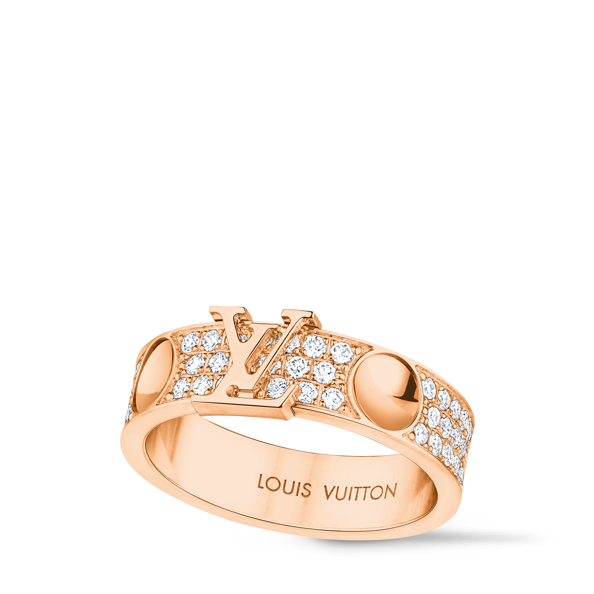 Anello Empreinte medio, oro rosa e diamanti  Gioielli Categorie Anelli | LOUIS VUITTON (Zoom prodotto)