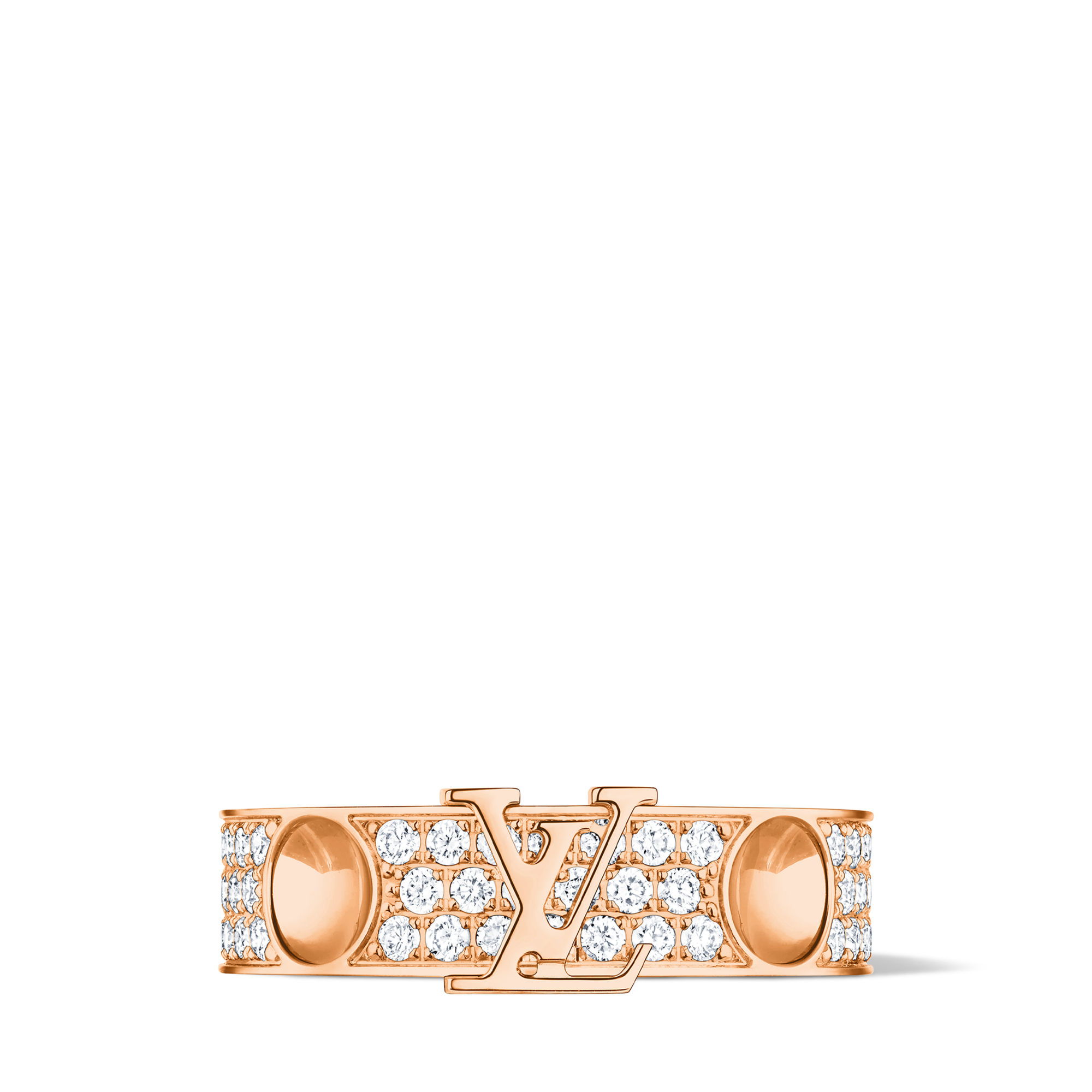 Anello Empreinte medio, oro rosa e diamanti  Gioielli Categorie Anelli | LOUIS VUITTON (Zoom prodotto)