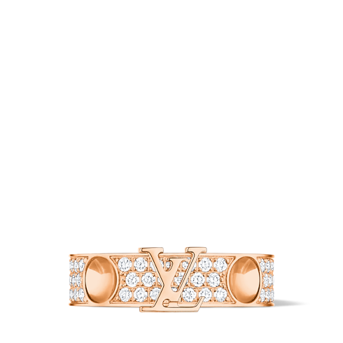 Anello Empreinte medio, oro rosa e diamanti Gioielli Categorie Anelli | LOUIS VUITTON (Zoom prodotto)