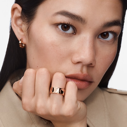 Anello spesso Empreinte, oro rosa Gioielli Categorie Tutta la Gioielleria | LOUIS VUITTON (Zoom prodotto)