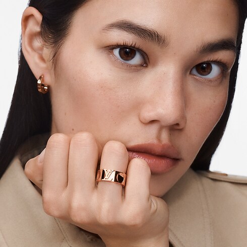 Anello Empreinte spesso, oro rosa Gioielli Categorie Tutta la Gioielleria | LOUIS VUITTON (Zoom prodotto)