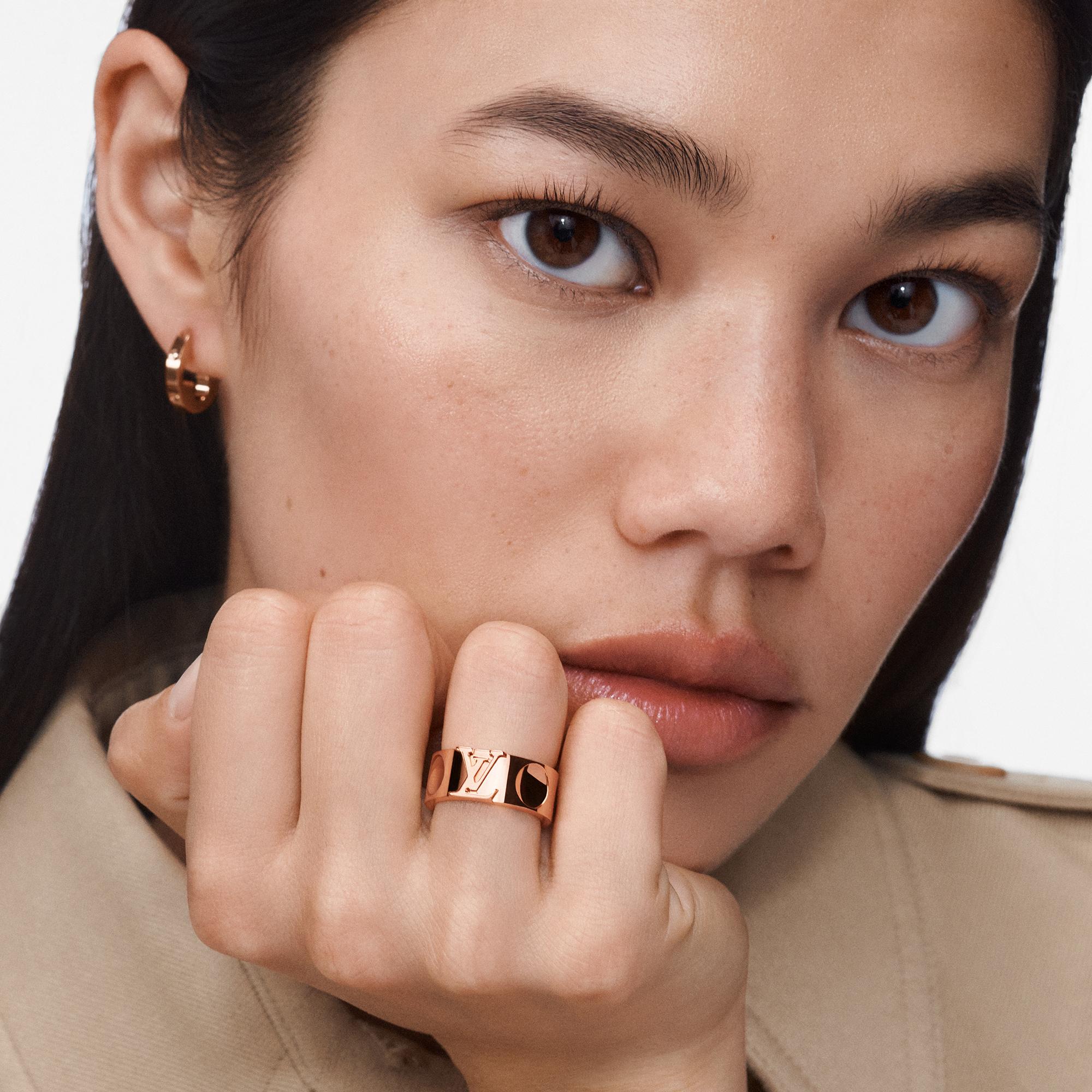 Anello Empreinte spesso, oro rosa  Gioielli Categorie Tutta la Gioielleria | LOUIS VUITTON (Zoom prodotto)