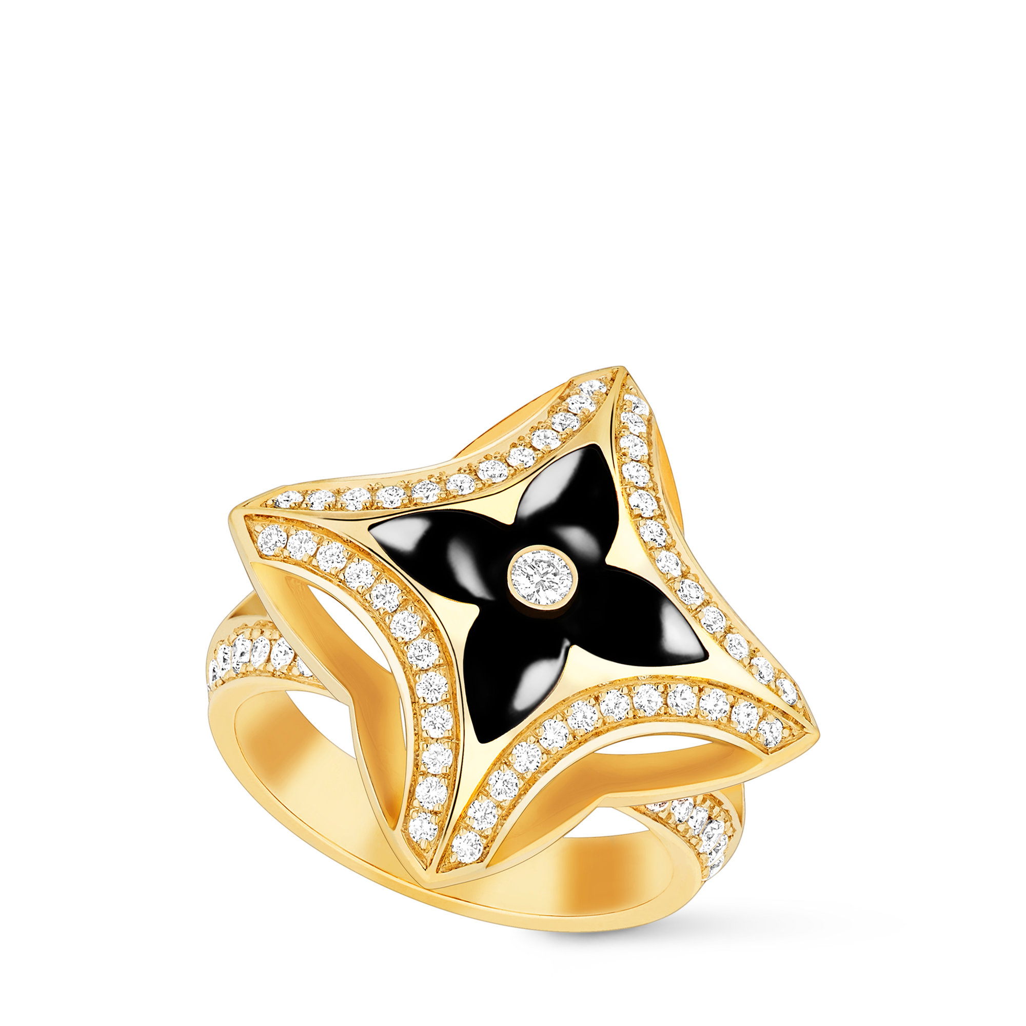 Anello Ever Blossom, oro giallo, onice e diamanti  Gioielli Categorie Tutta la Gioielleria | LOUIS VUITTON (Zoom prodotto)
