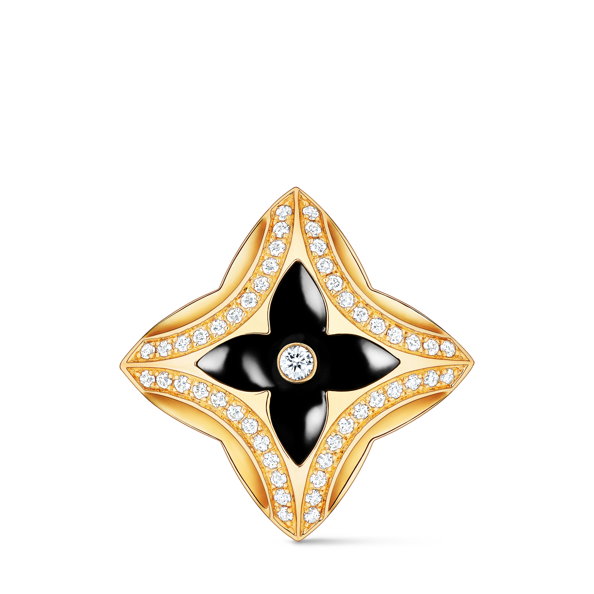 Anello Ever Blossom, oro giallo, onice e diamanti  Gioielli Categorie Tutta la Gioielleria | LOUIS VUITTON (Zoom prodotto)
